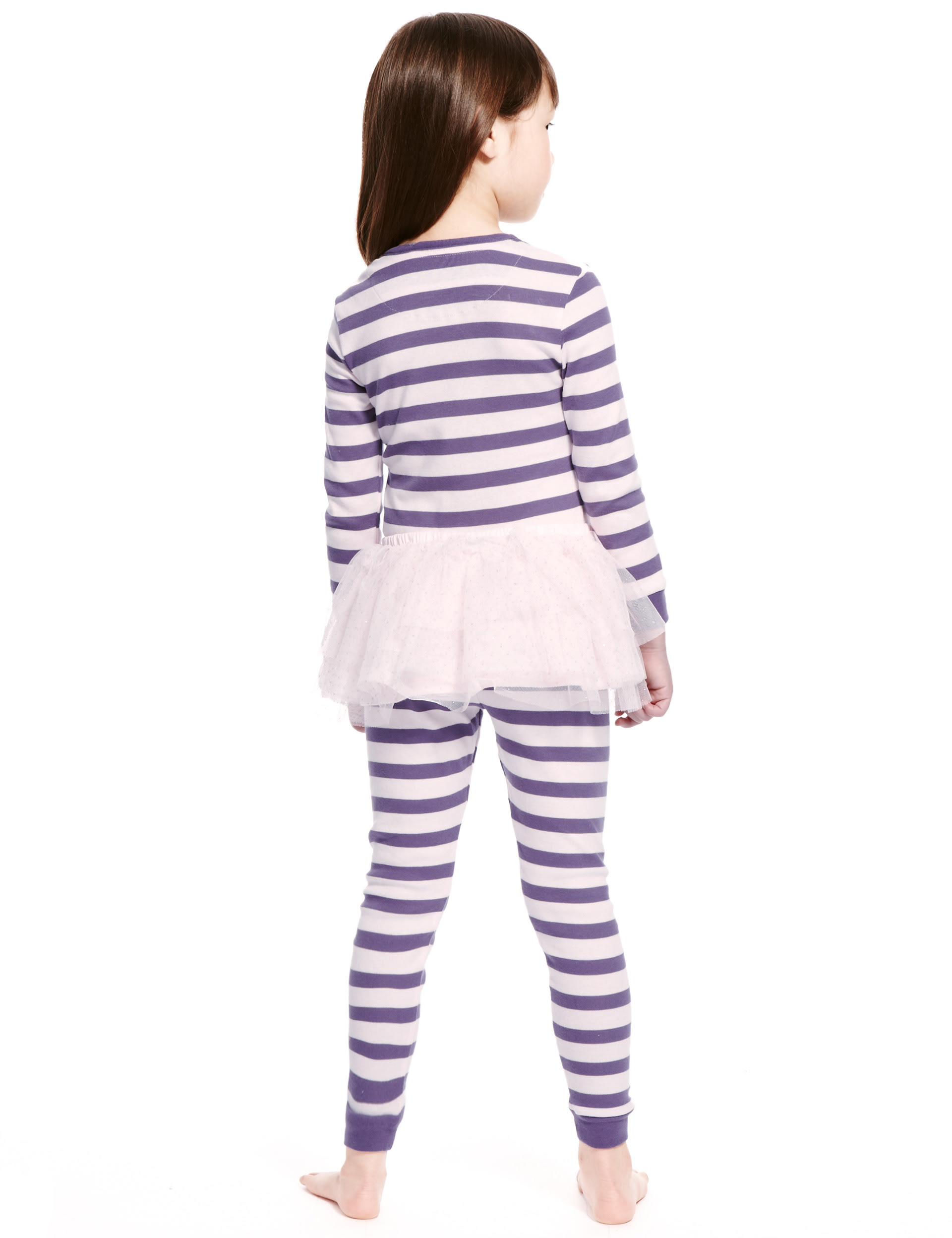 Peppa Pig™ Tutu Striped Pyjamas (1-7 Years) Image 2 of 4
