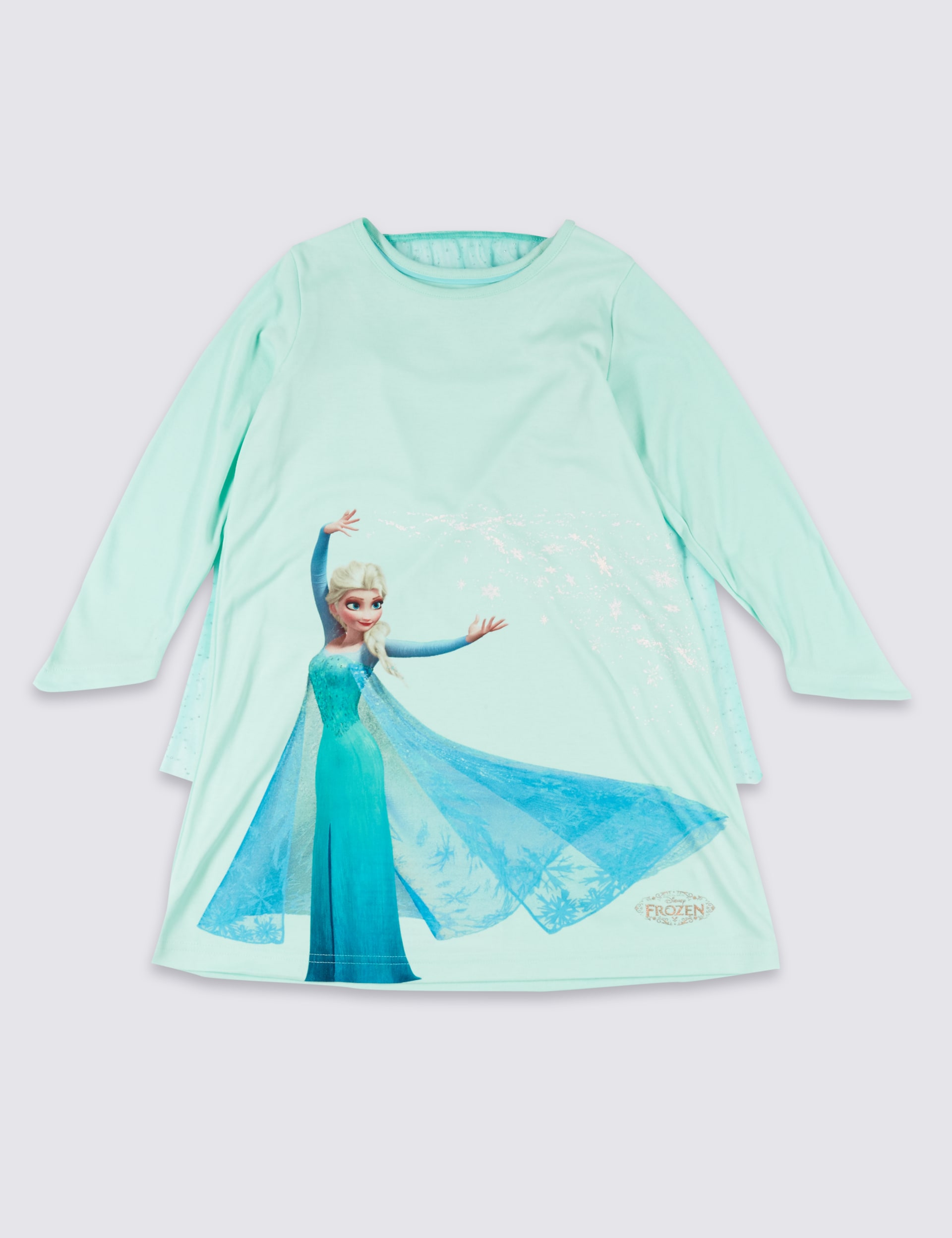 Frozen night dress with cape sale