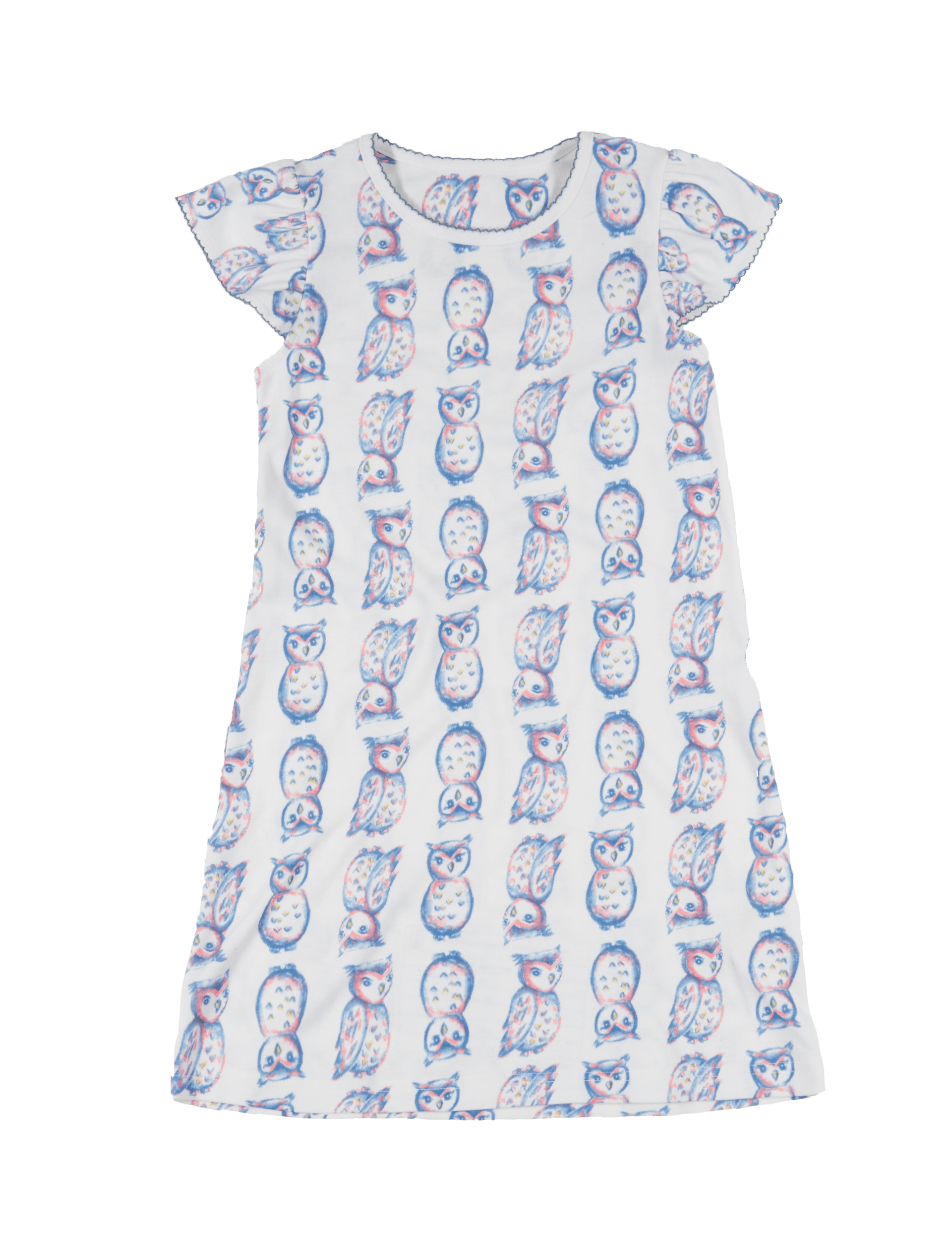 Owl Print Nightdress with StayNEW™ (1-8 Years) Image 2 of 3