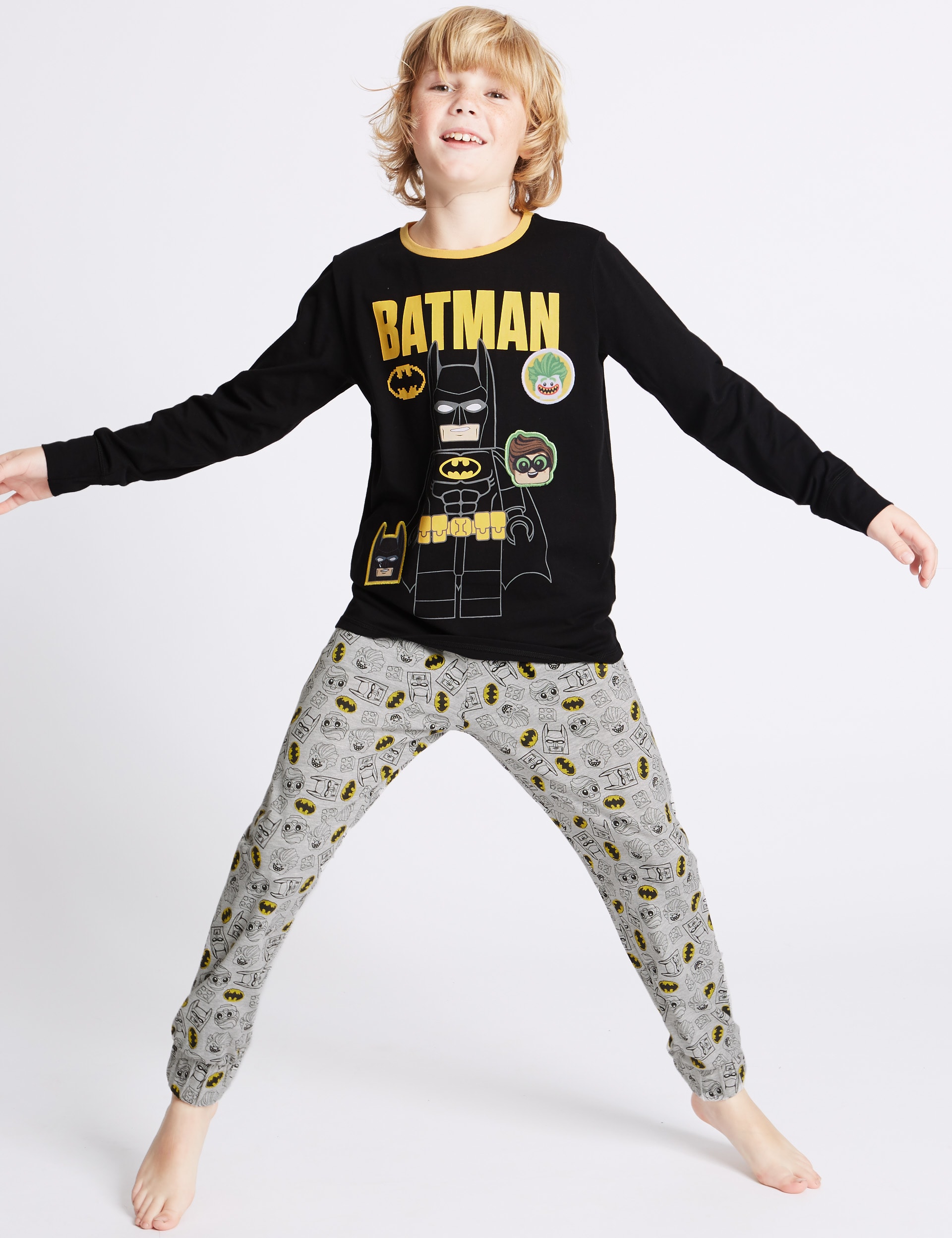 Batman™ Long Sleeve Pyjamas (3-14 Years) | M&S IE