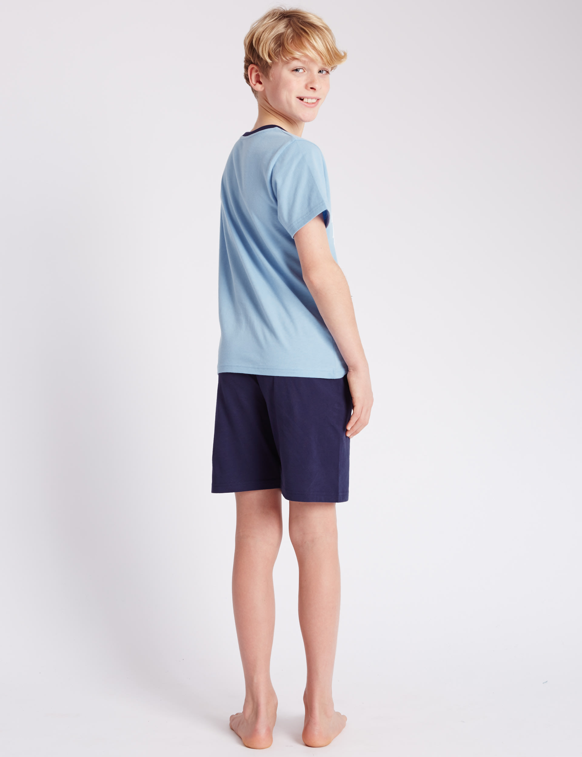 Pure Cotton Stay Soft Manchester City Football Club Short Pyjamas 3 16 Years M S