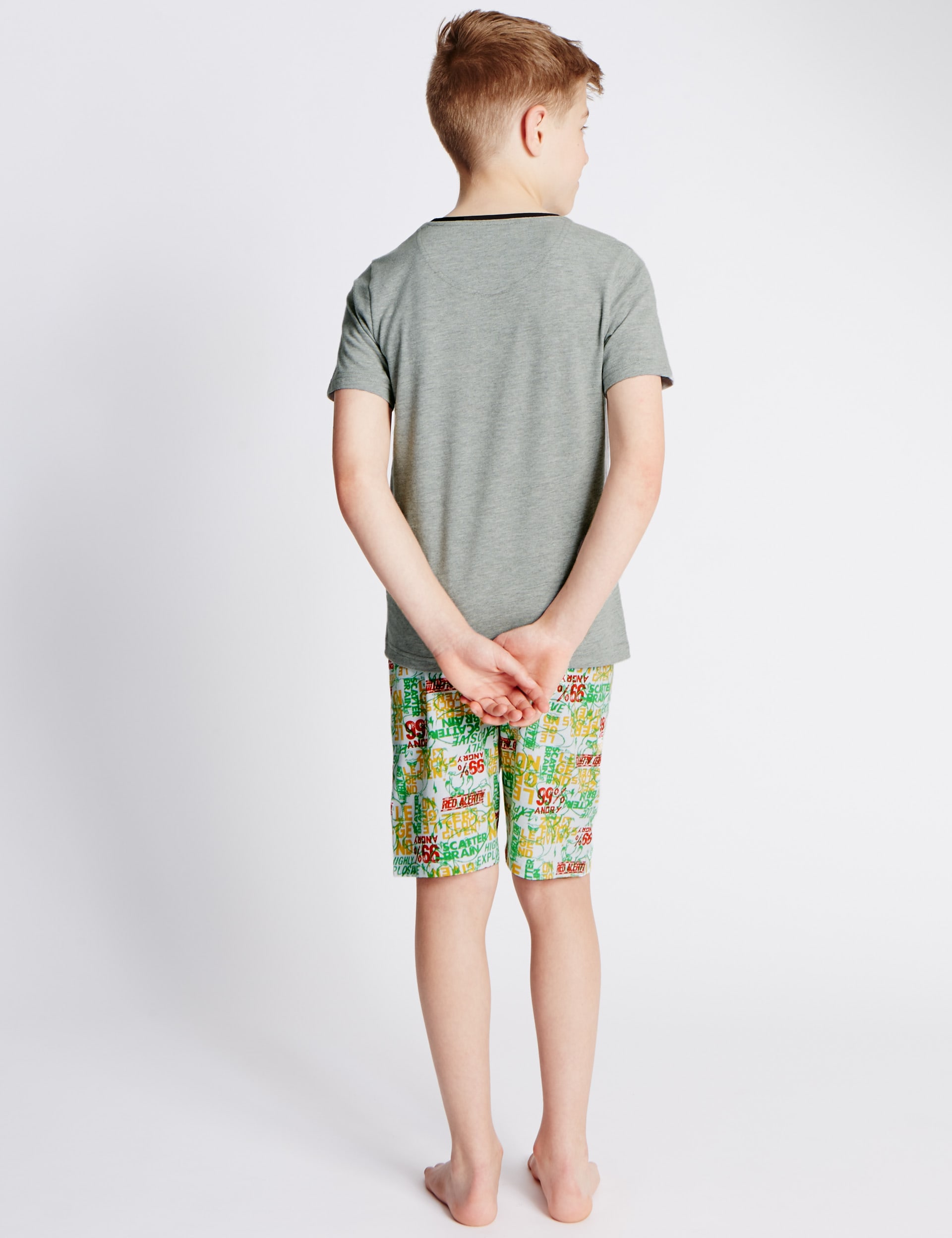 Angry Birds™ Stay Soft Short Pyjamas (3-14 Years) Image 2 of 5