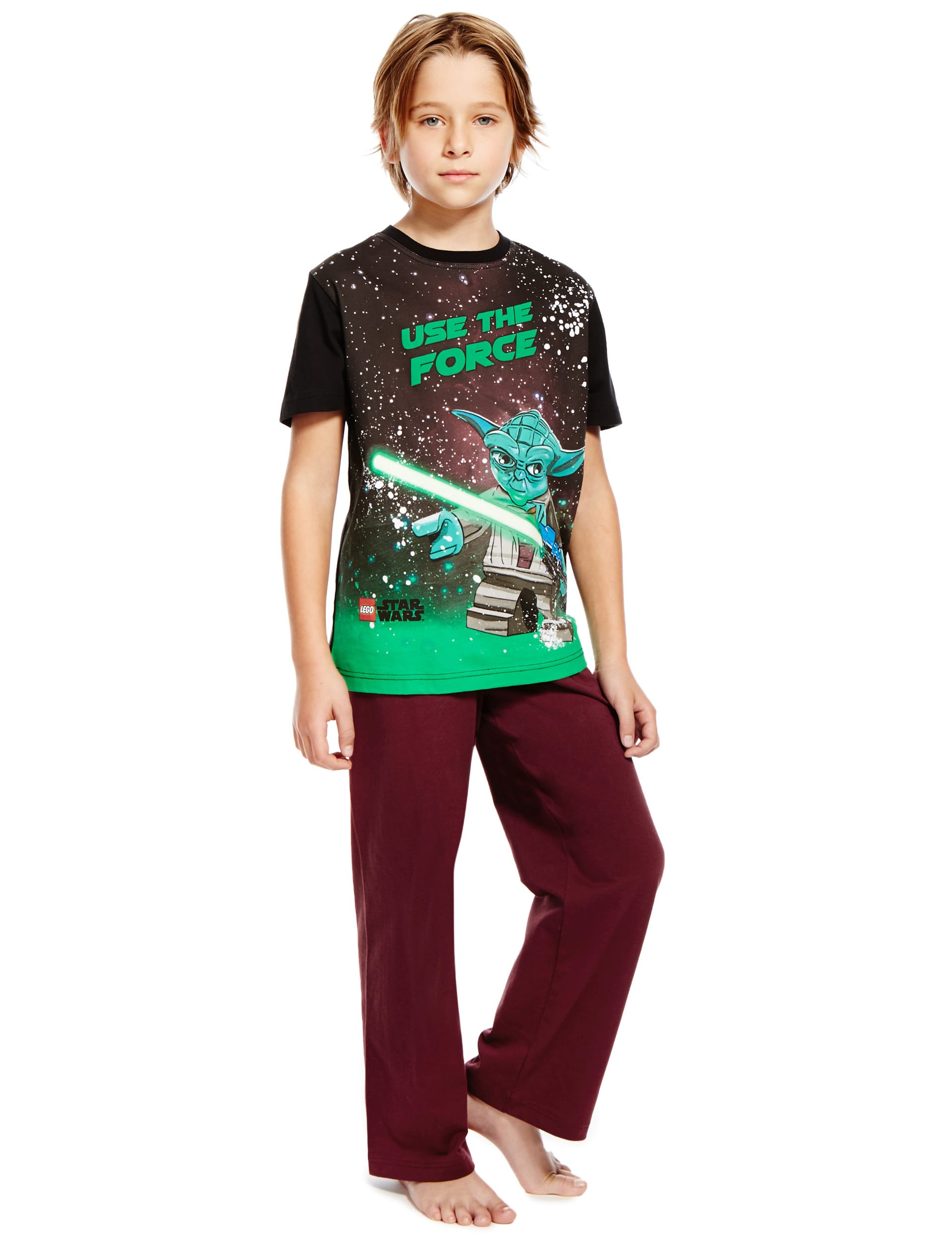 Pure Cotton Lego Star Wars Yoda Pyjamas 4 16 Years M S