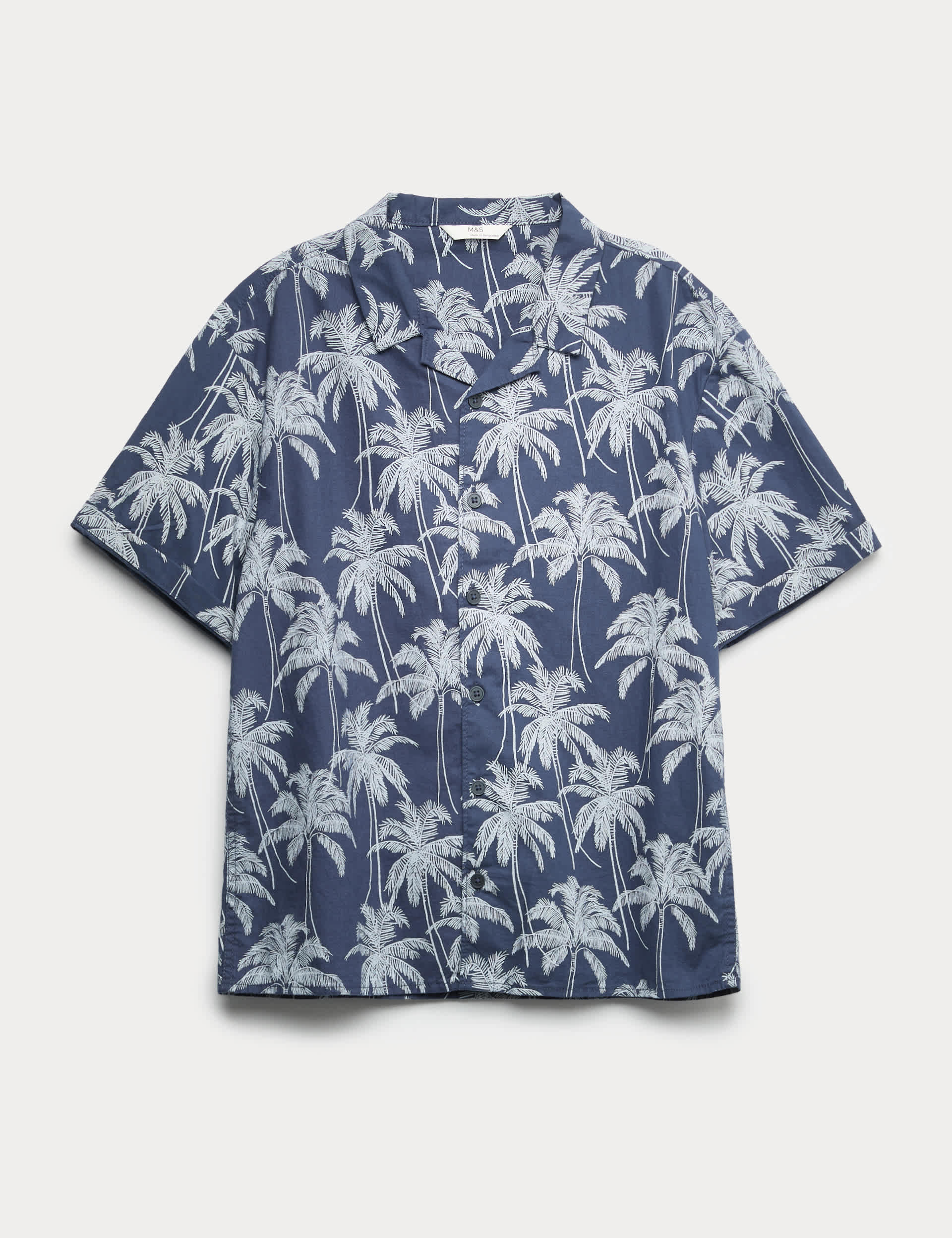 COTTON PALM TREE PRINT TOP main image 0