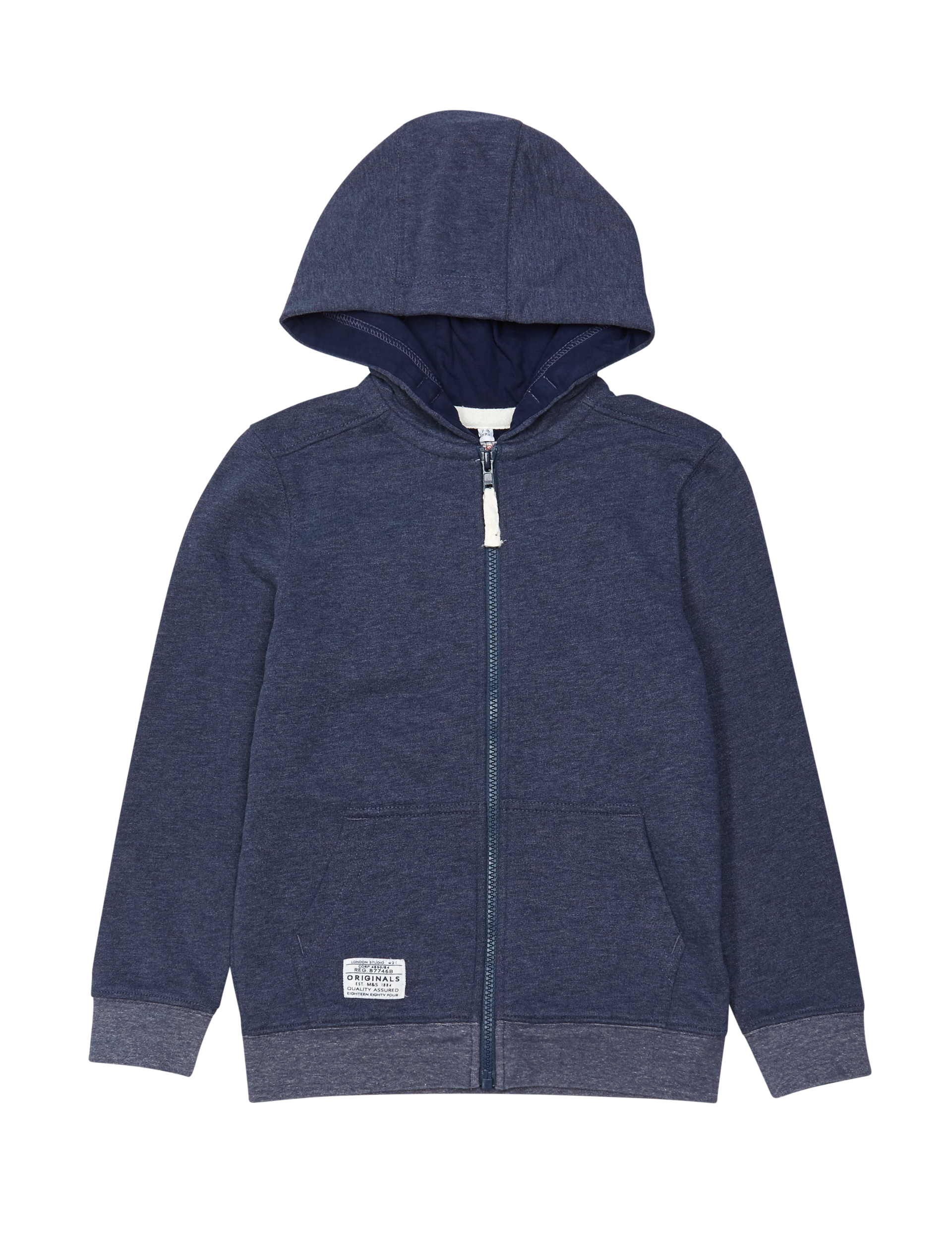Cotton Rich Hooded Top (3-14 Years) Image 2 of 6