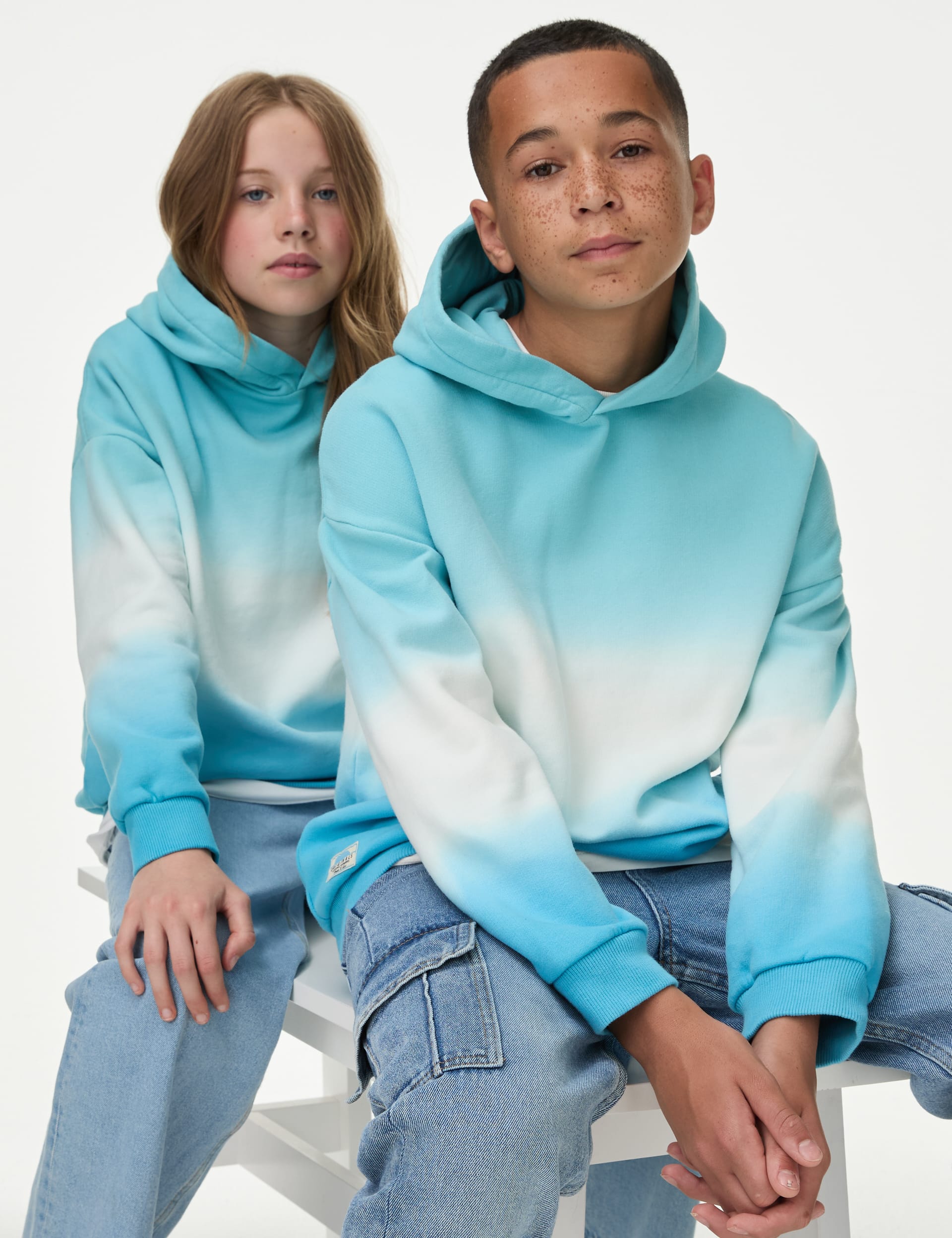Cotton Rich Ombre Hoodie (6-16 Yrs)