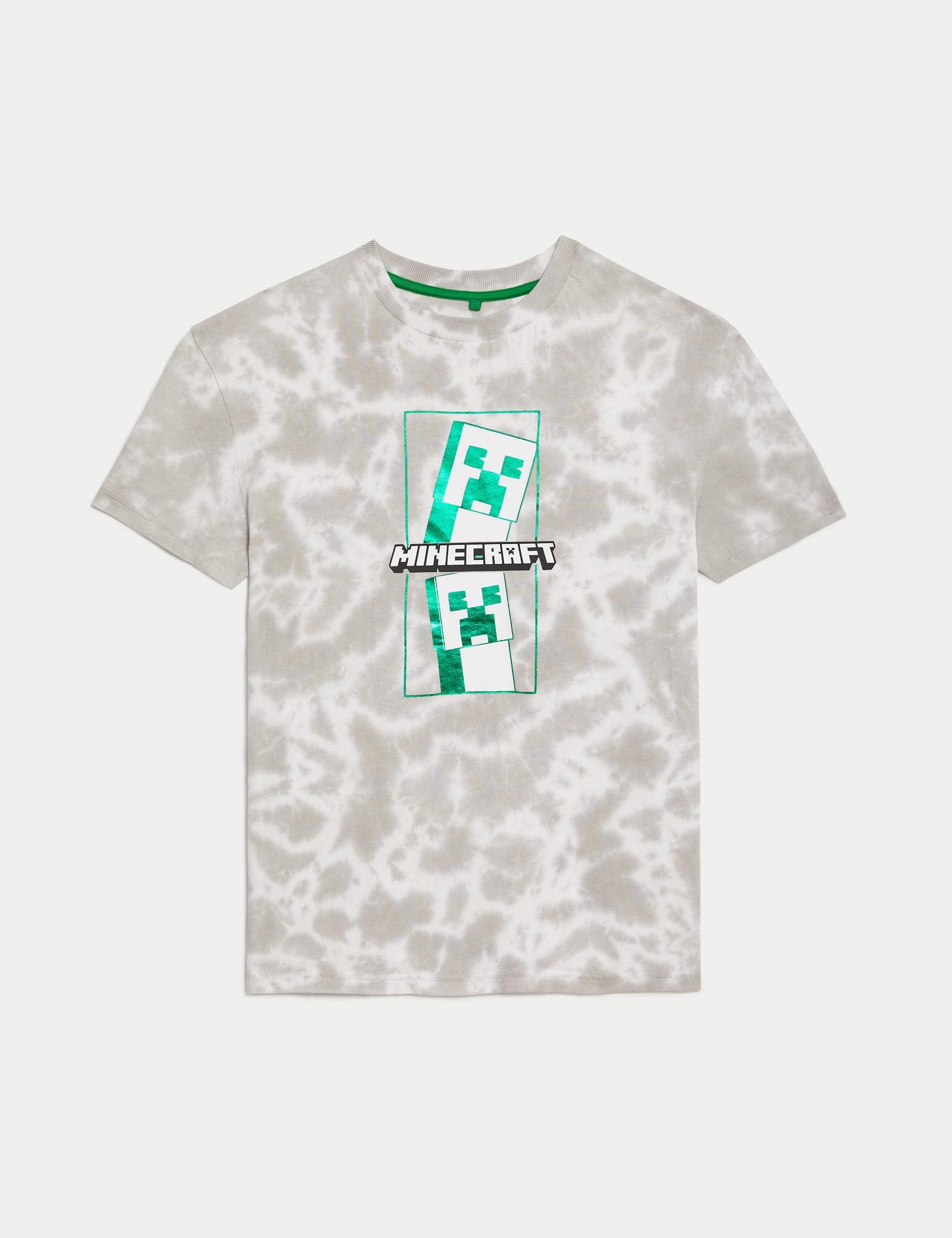 Cotton Rich Minecraft™ Tie Dye T-Shirt (6-16 Yrs)