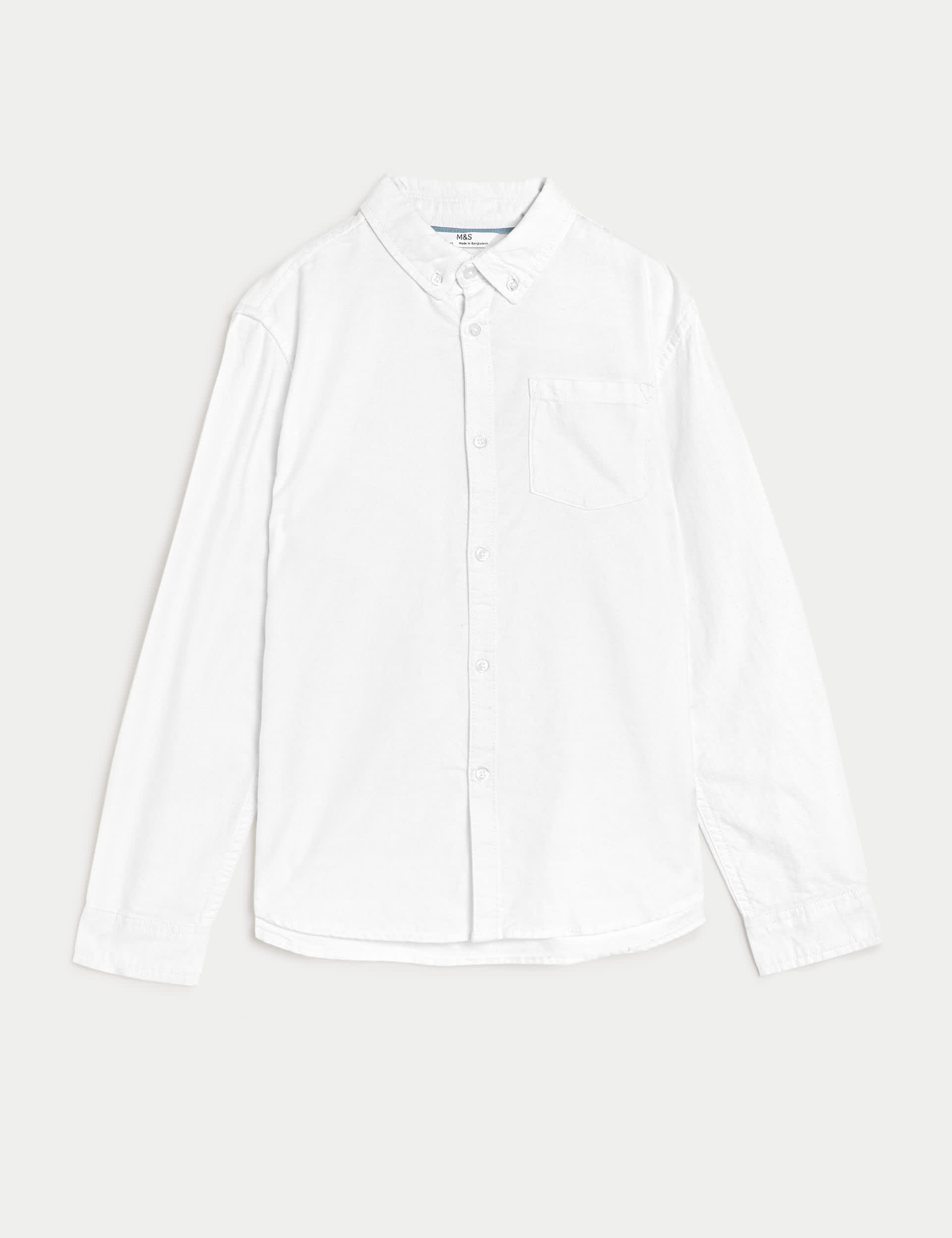 Pure Cotton Oxford Shirt (6-16 Yrs)