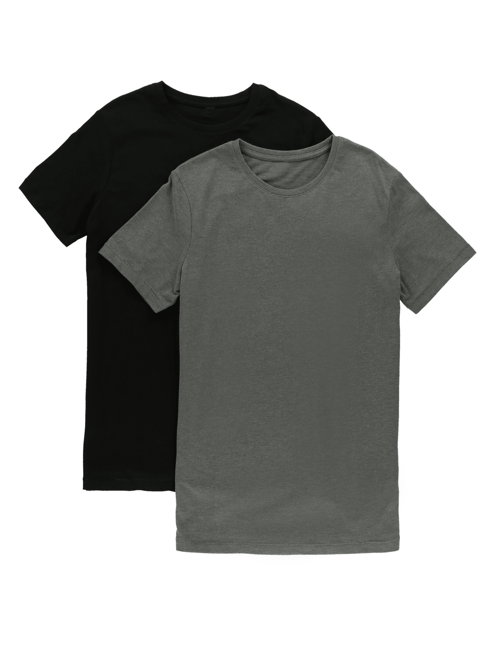 2 Pack Pure Cotton Longline T-Shirts (5-14 Years) Image 2 of 7