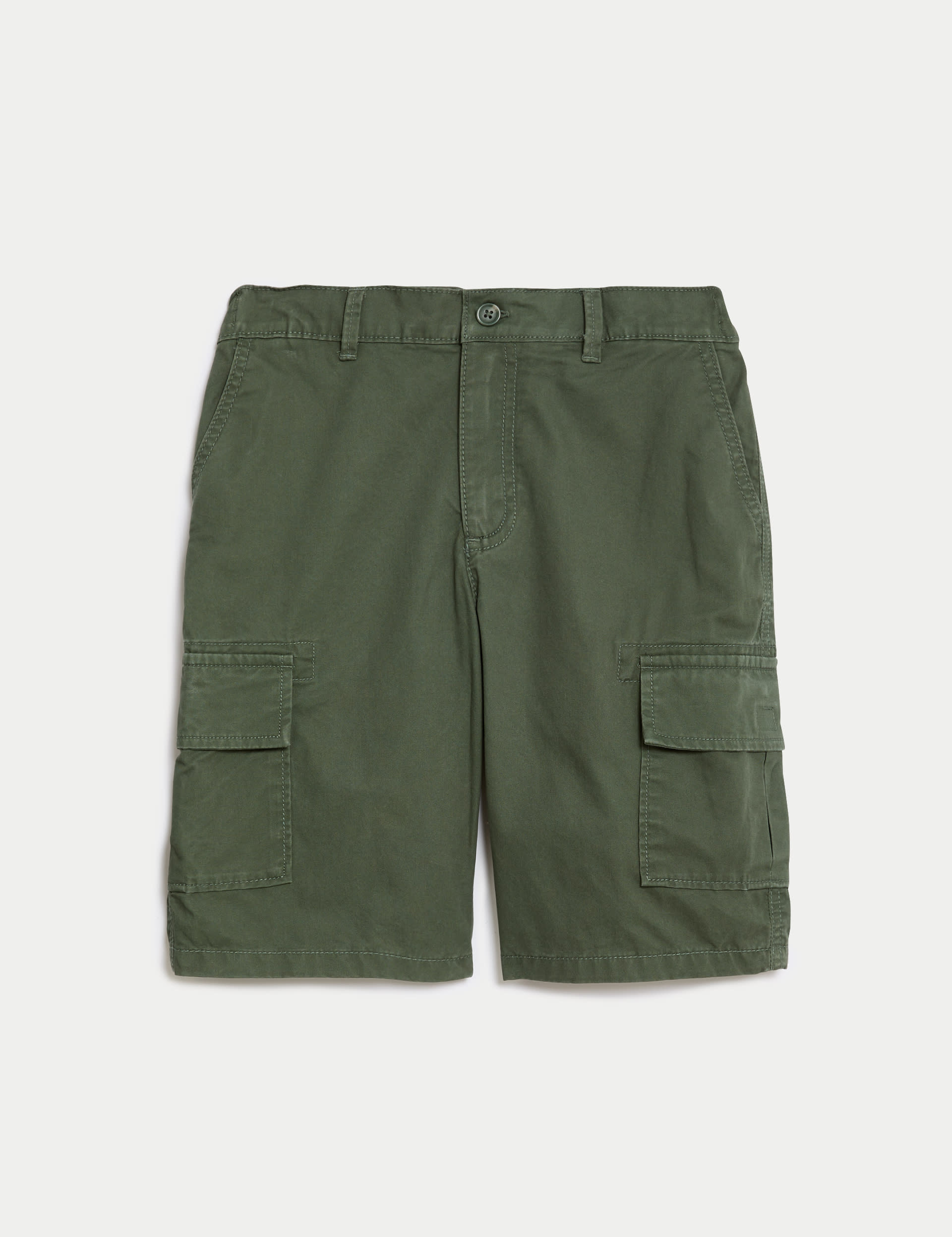 Pure Cotton Mini Me Cargo Shorts (6-16 Yrs)