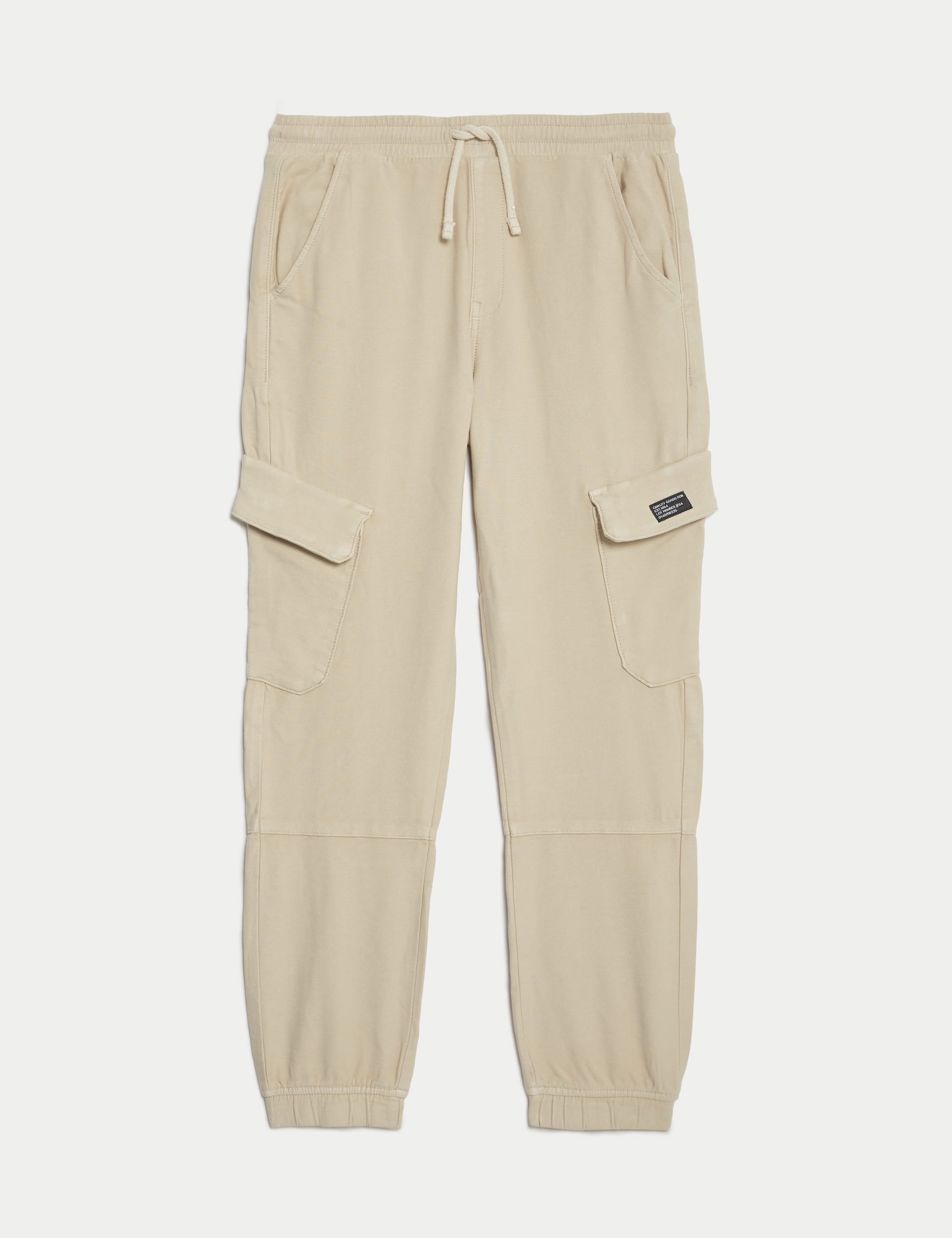 Cotton Rich Cuffed Cargo Trousers (6-16 Yrs)