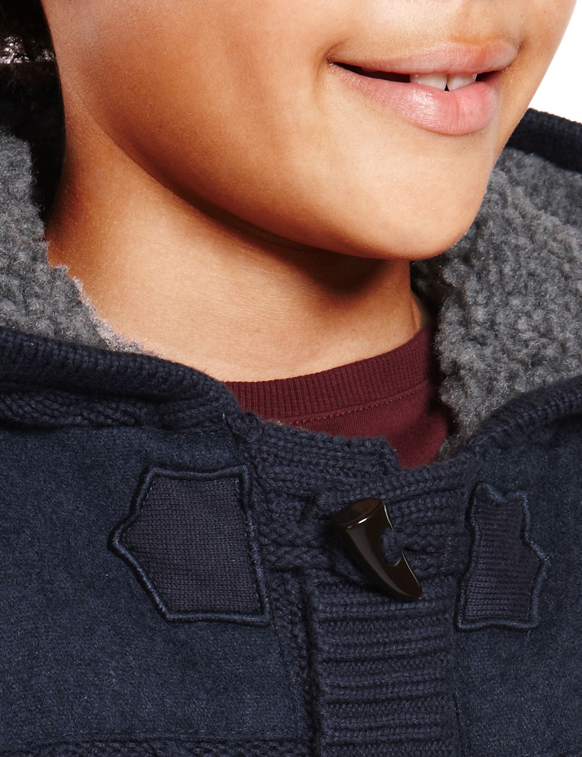Pure Cotton Toggle Hooded Jacket Image 2 of 8