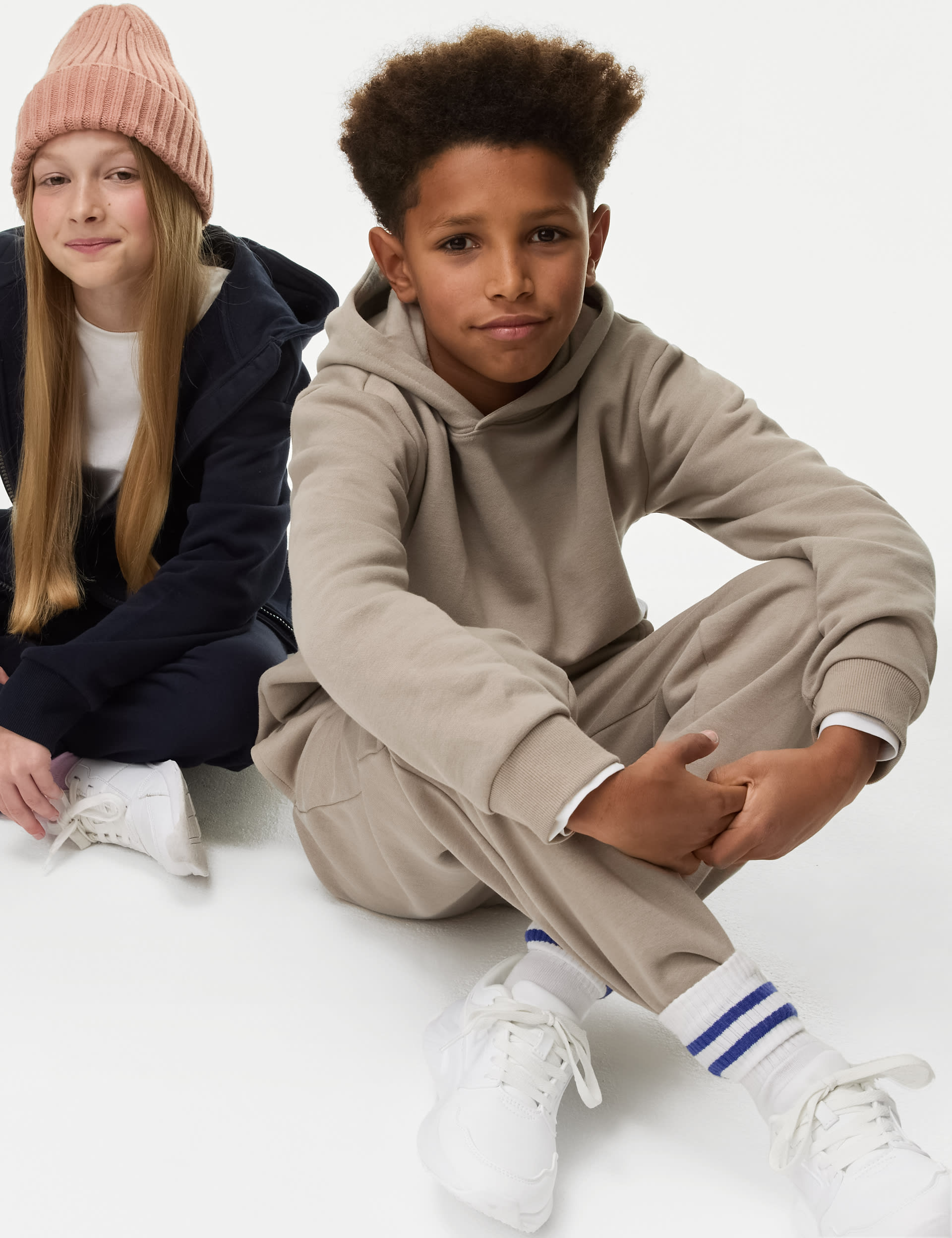 Cotton Rich Plain Hoodie (6-16 Yrs)