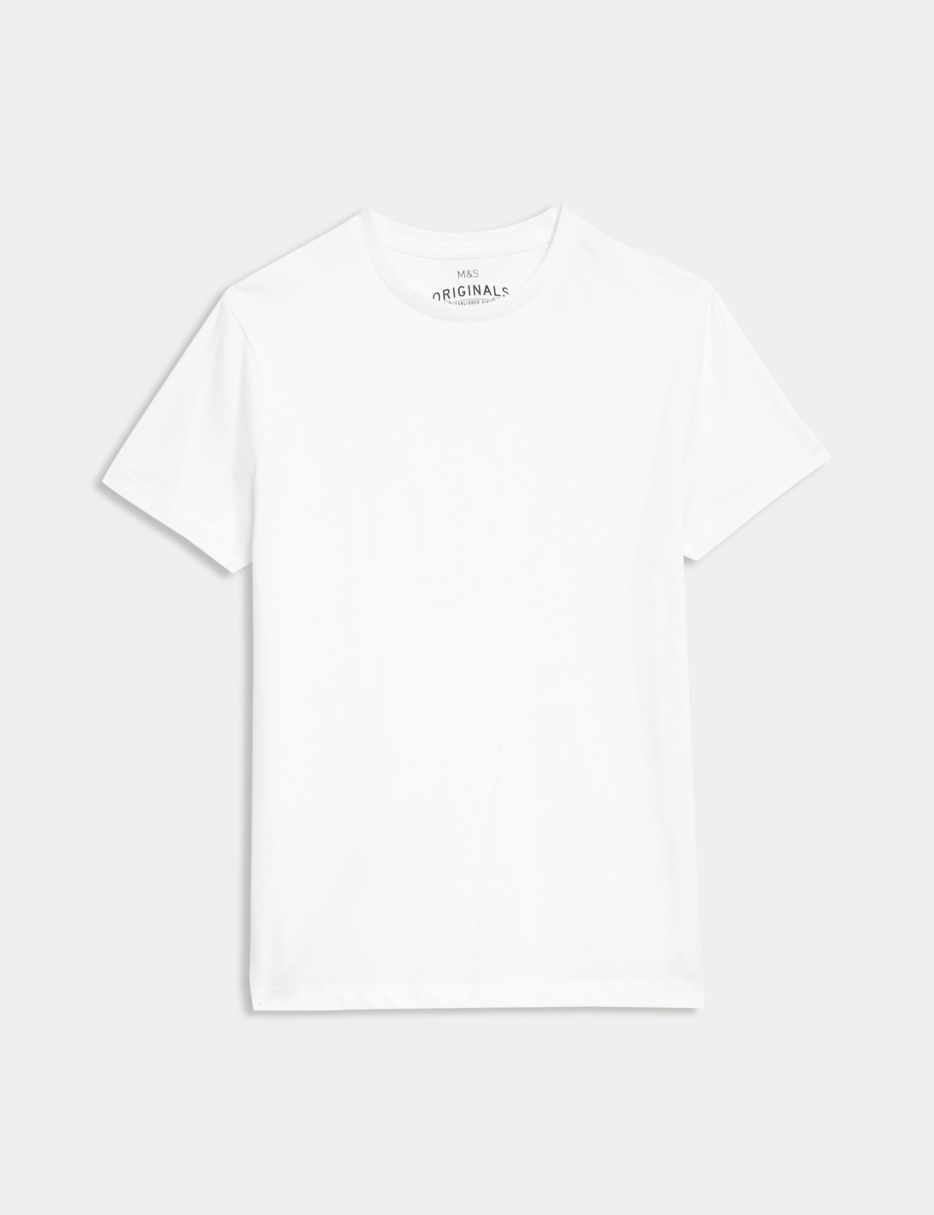 Pure Cotton Plain T-Shirt (6-16 Yrs) | M&S Collection | M&S