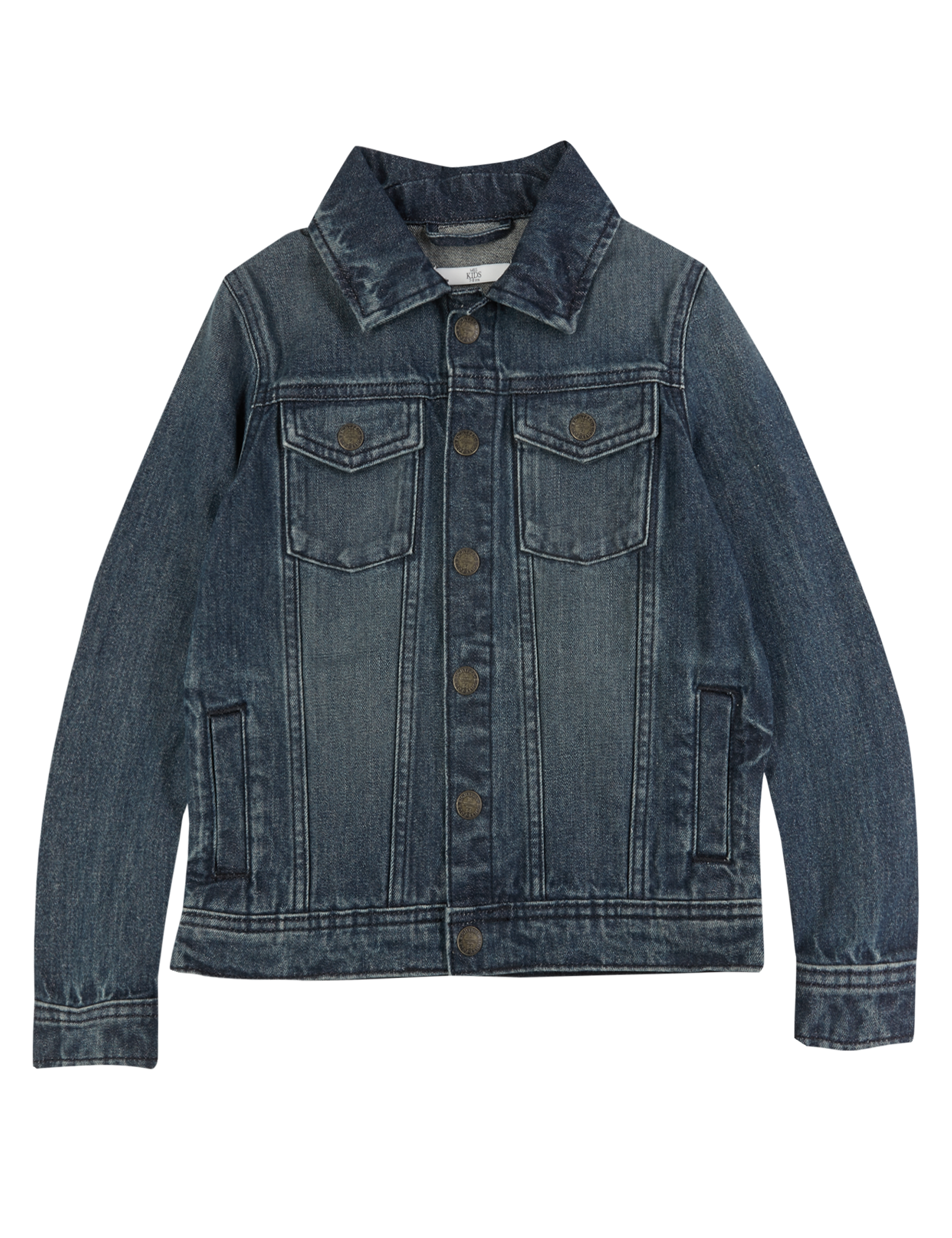 Pure Cotton Denim Jacket (3-14 Years) Image 2 of 6