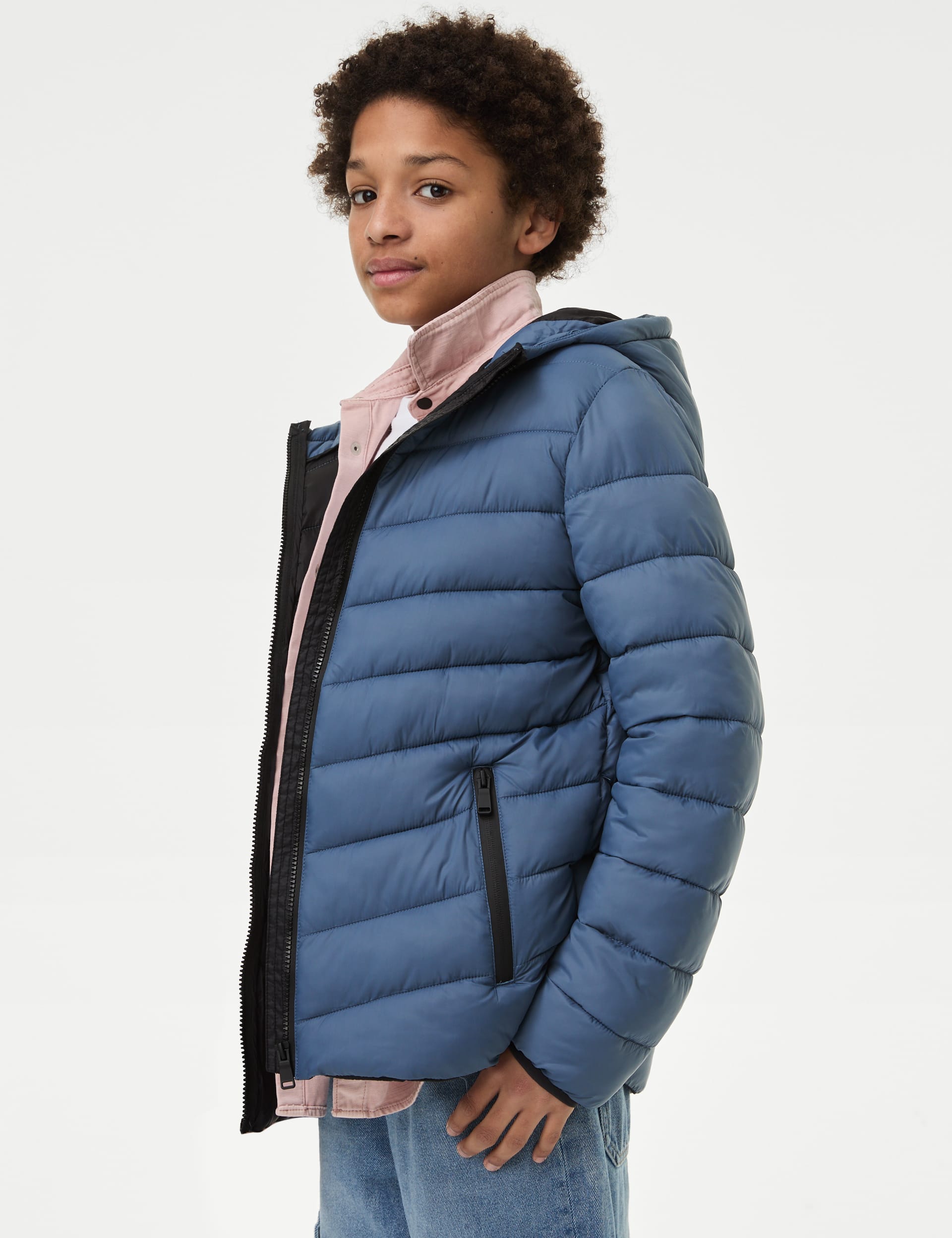 Stormwear™ Lightweight Hooded Padded Coat (6-16 Yrs)