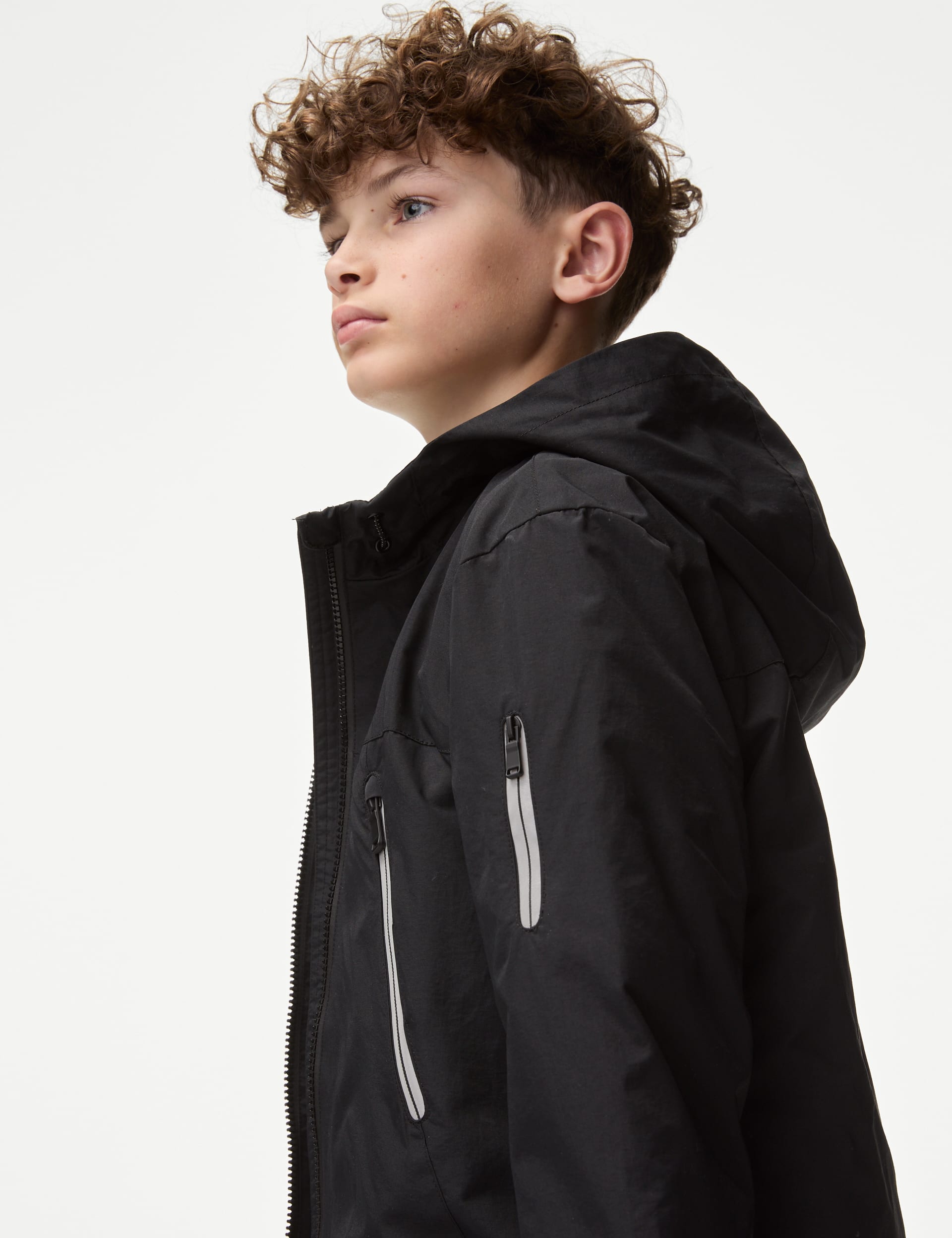 Stormwear™ Fleece Lined Hooded Jacket (6-16 Yrs)