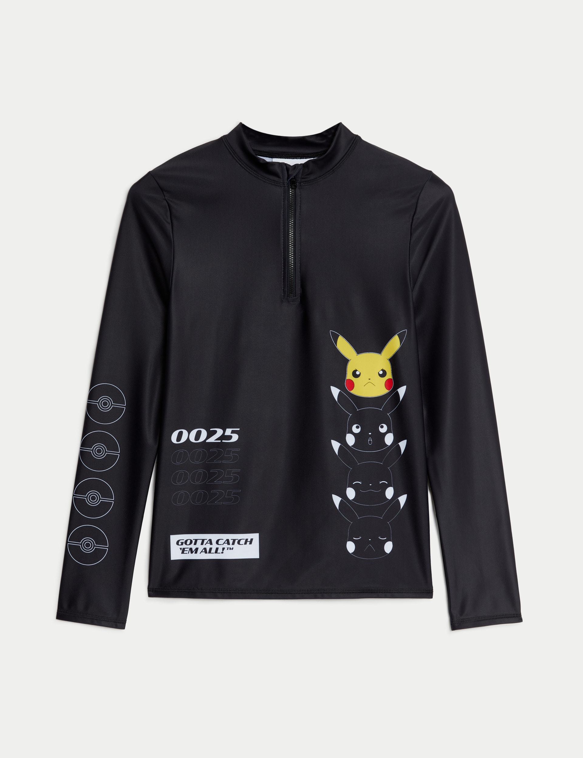 Pokémon™ Long Sleeve Rash Vest (6-16 Yrs)