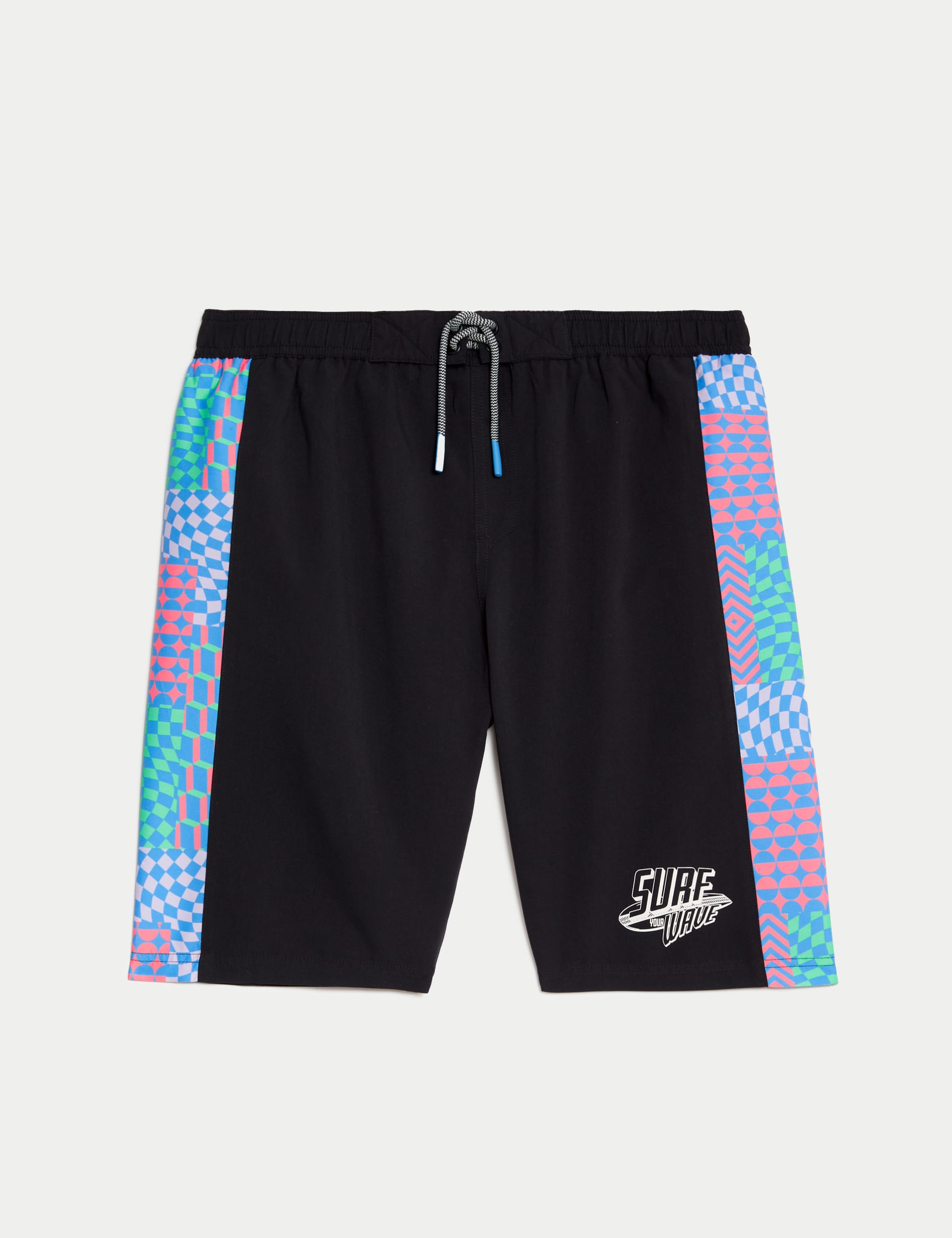 Printed Side Tape Swim Shorts (6-16 Yrs)