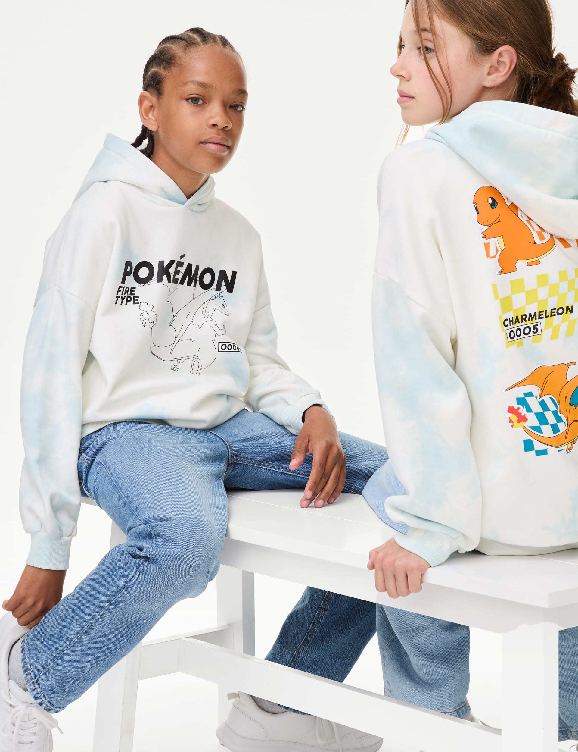 Cotton Rich Pokémon™ Tie Dye Hoodie (6-16 Yrs)