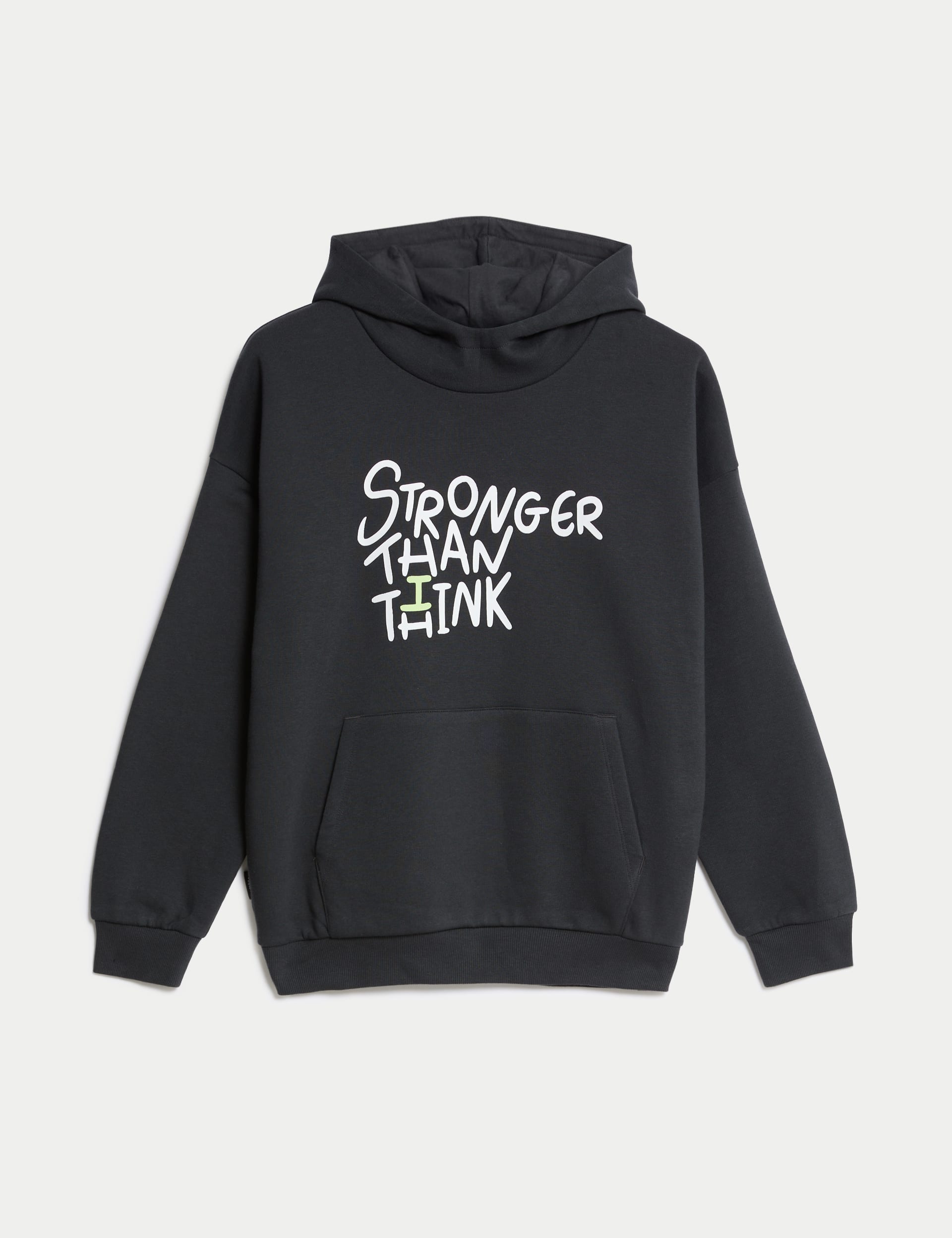 Cotton Rich Slogan Hoodie (6-16 Yrs)