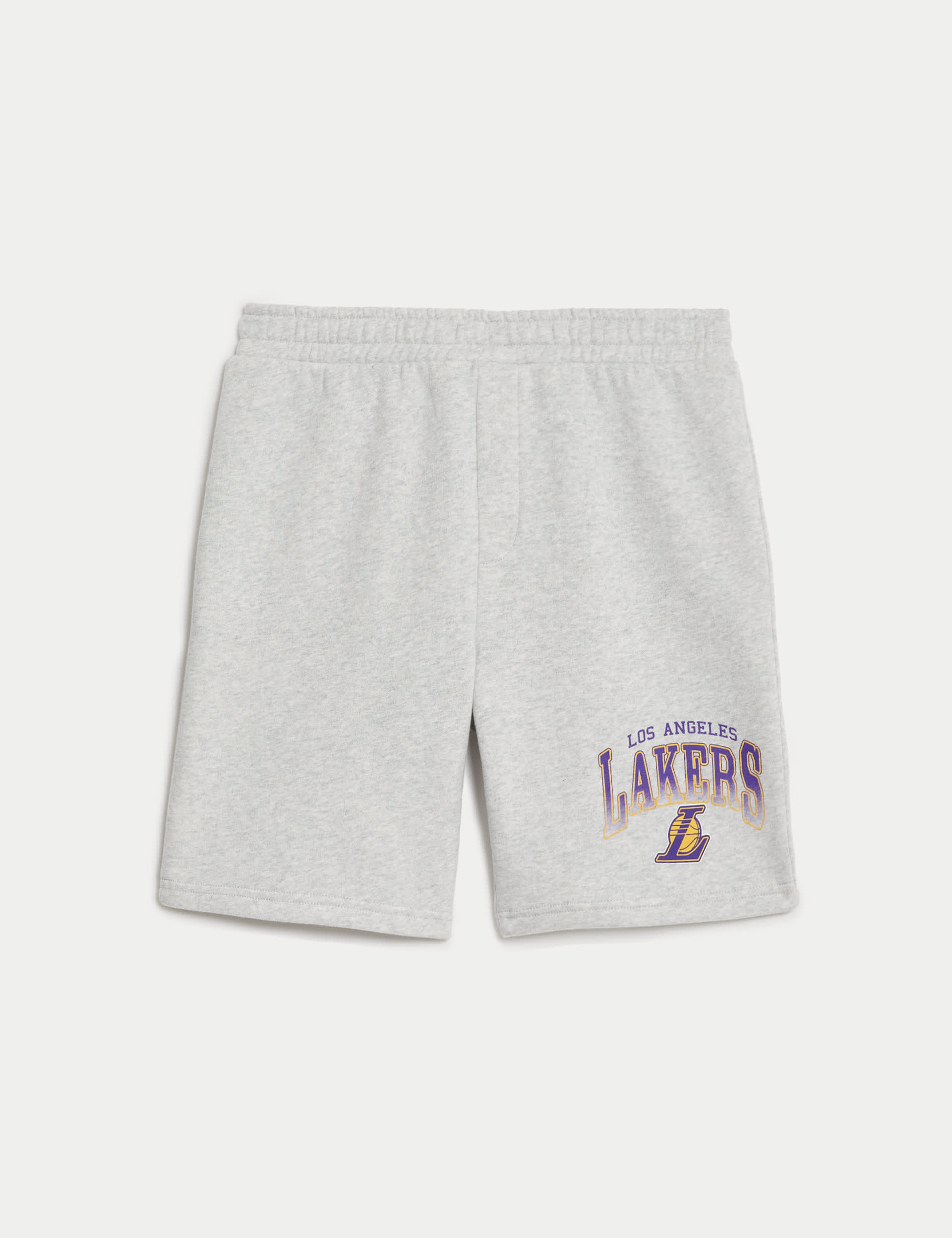 NBA Cotton Rich LA Lakers Shorts (6-16 Yrs)