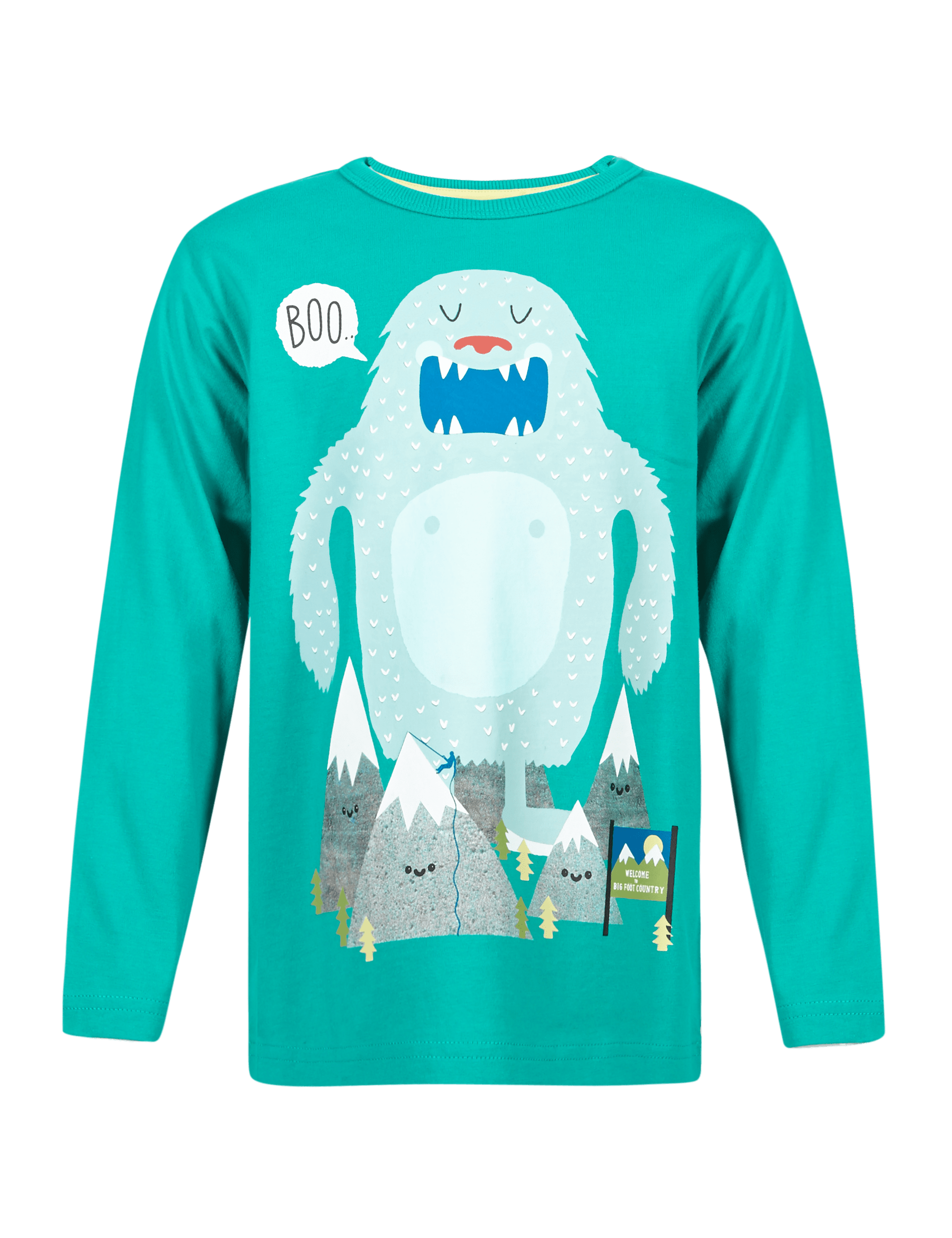 Pure Cotton Yeti Graphic Print T-Shirt (1-7 Years) Image 2 of 3