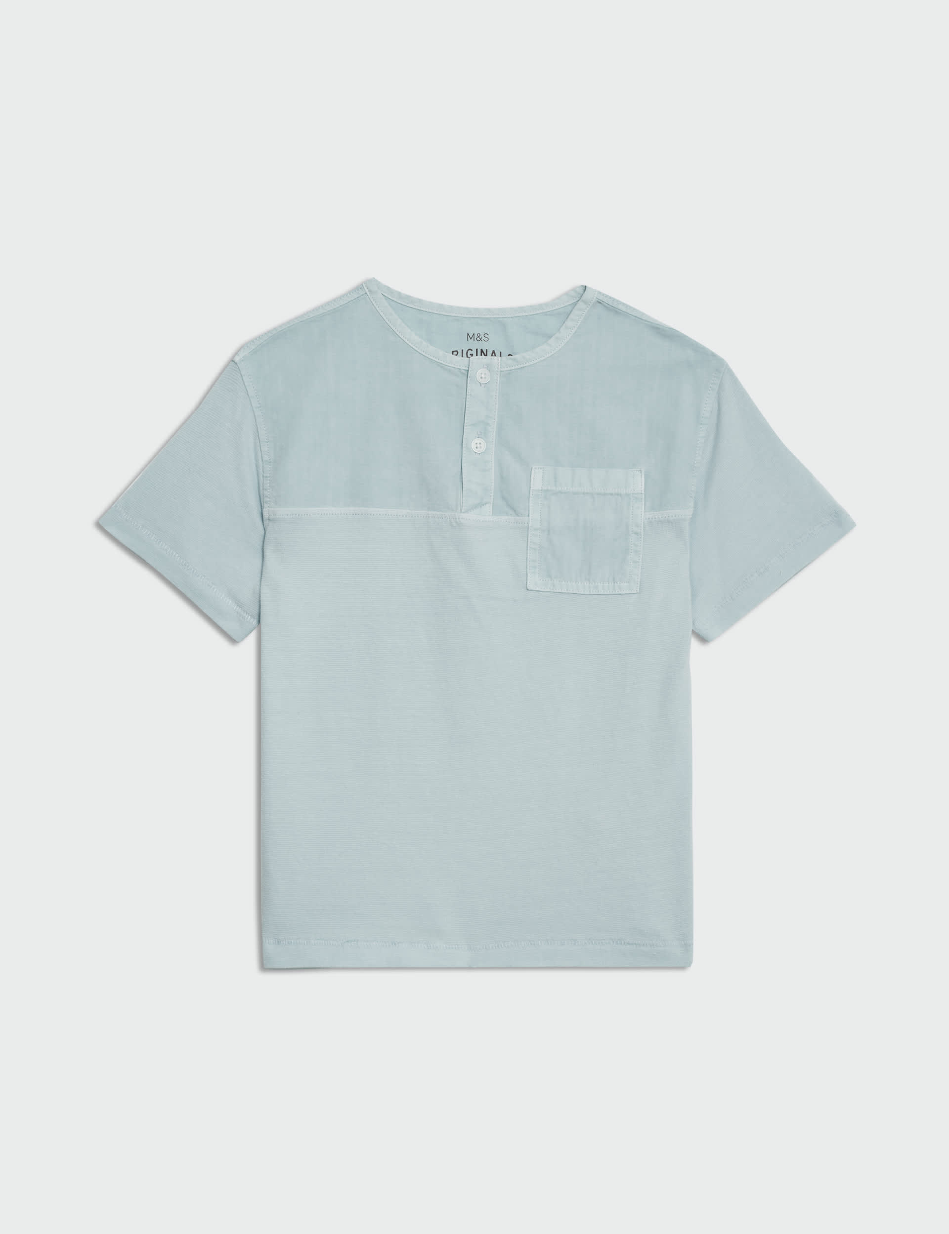 Cotton Rich Striped Textured T-Shirt (2-8 Yrs)