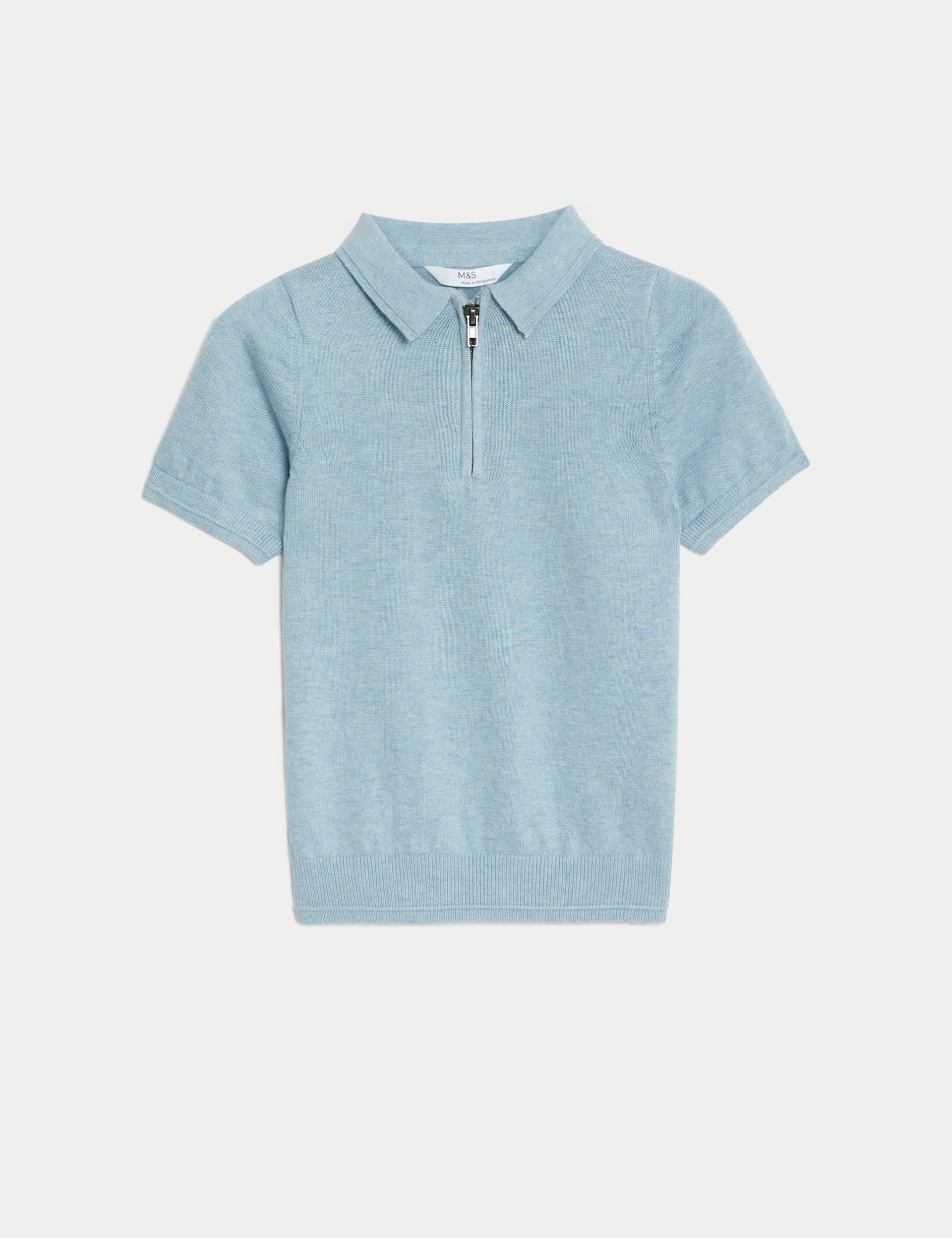 Pure Cotton Knitted Polo Shirt (2-8 Yrs)