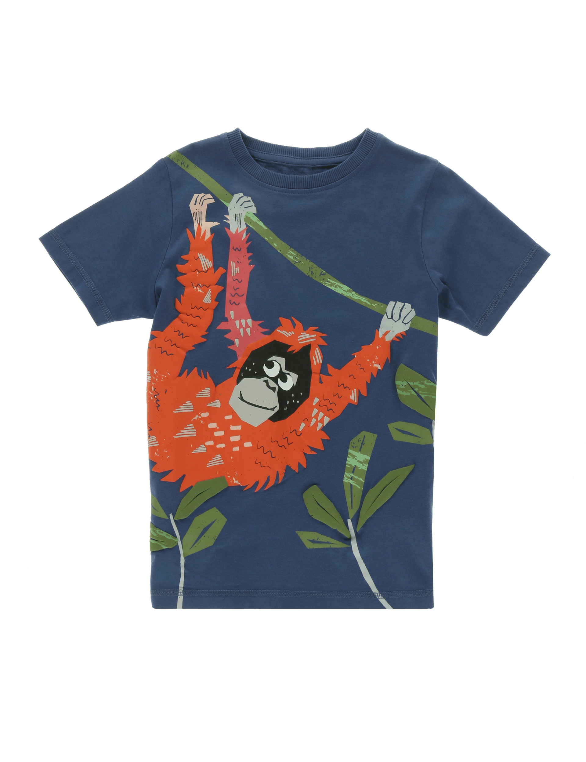 Pure Cotton Orangutan Print T-Shirt (1-7 Years) - Download the app and watch me come to life! Image 2 of 7