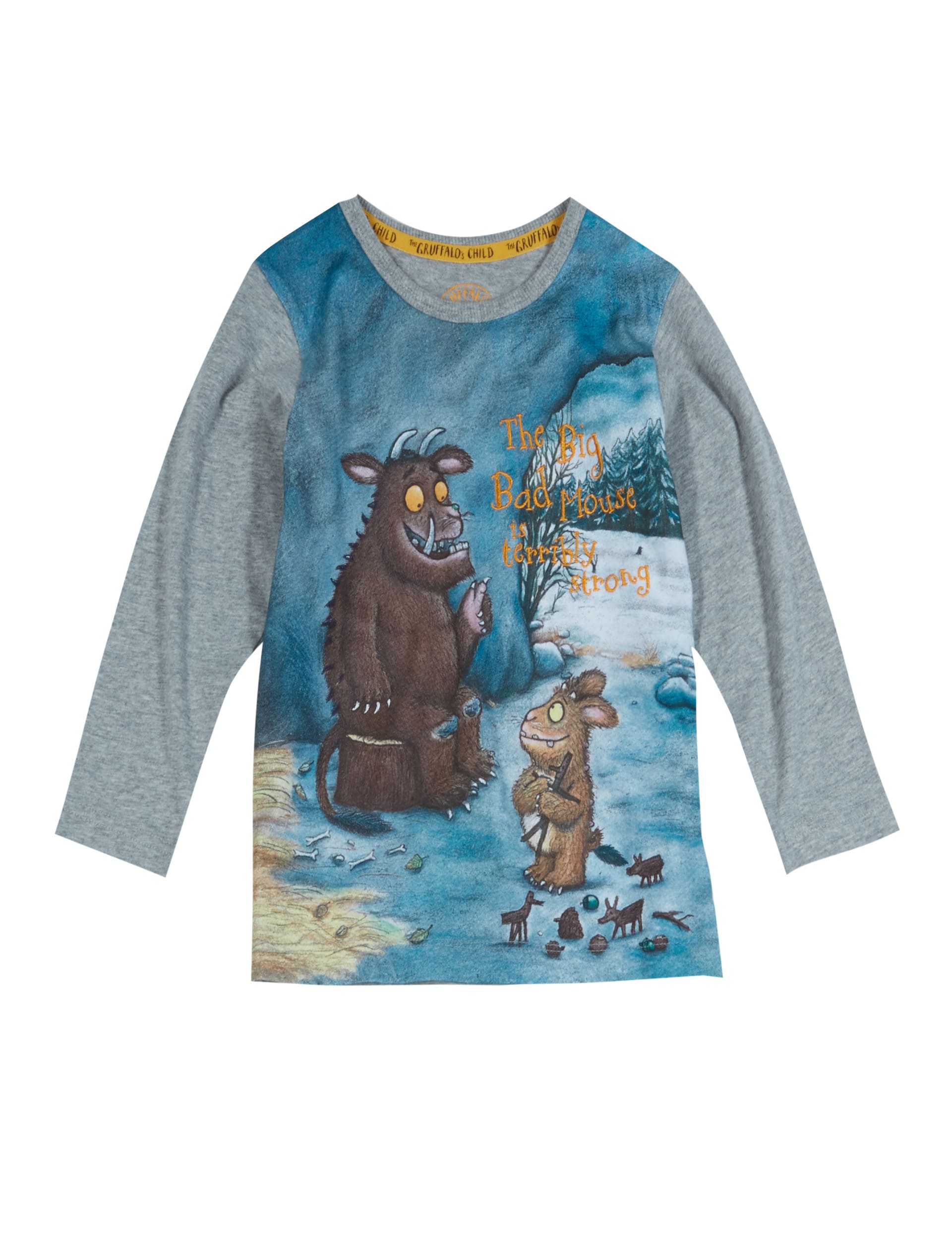 Pure Cotton Gruffalo Scene Top (1-7 Years) Image 1 of 2