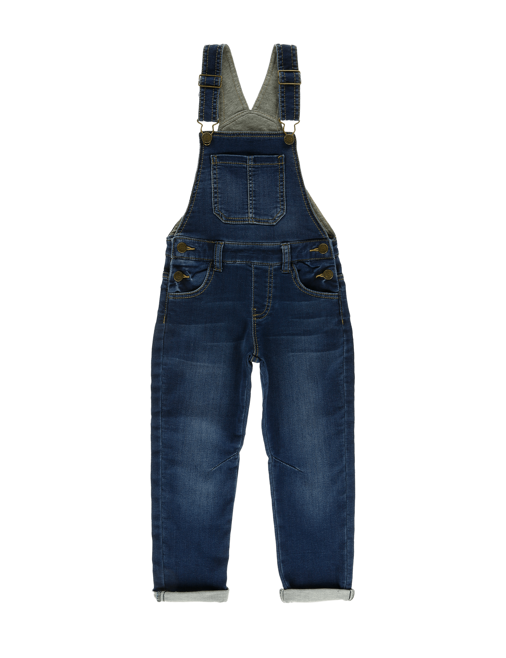 Cotton Rich Jersey Dungarees (1-7 years) Image 2 of 6