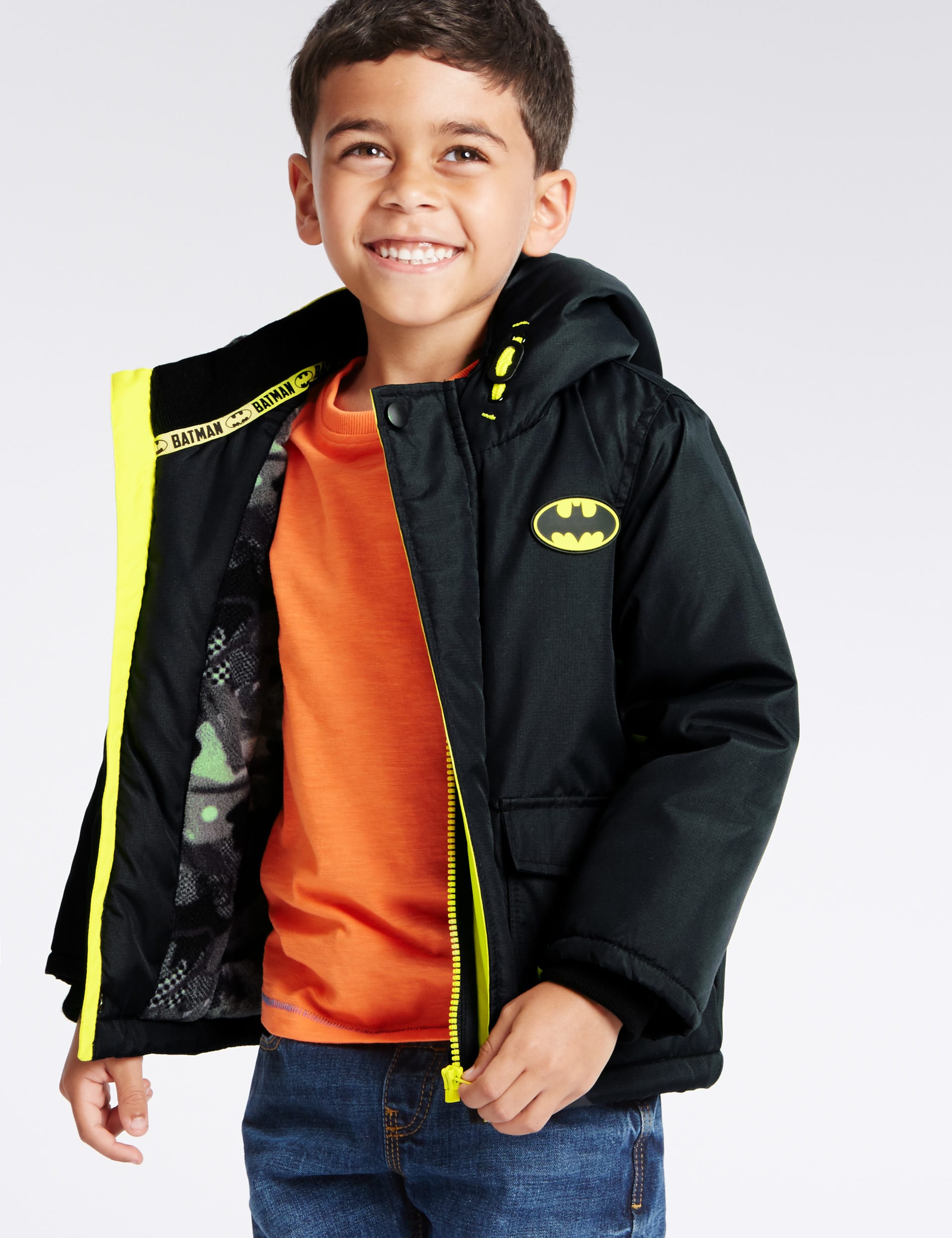 Batman Parka Jacket 1 8 Years M S