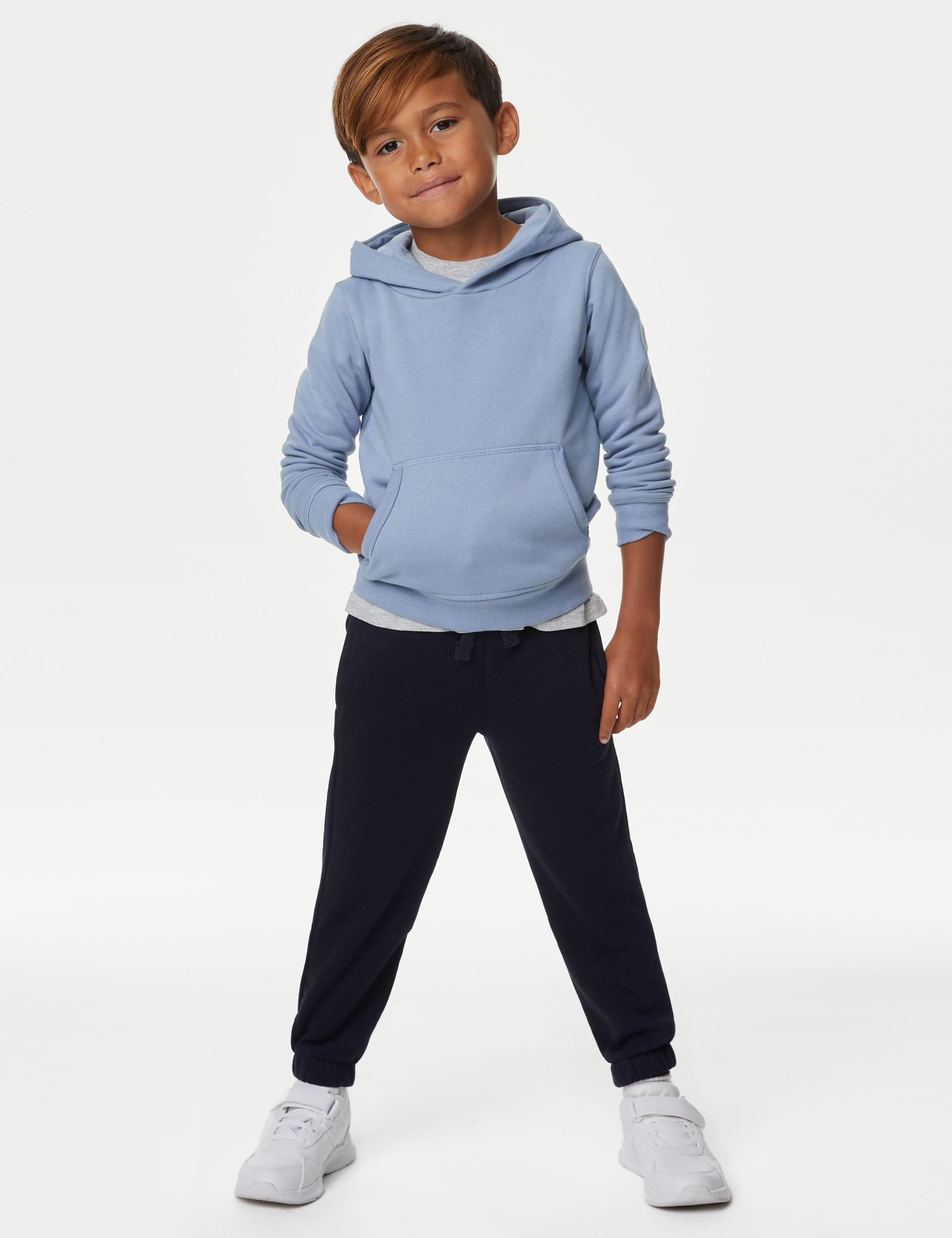 2pk Cotton Rich Joggers (2-8 Yrs)