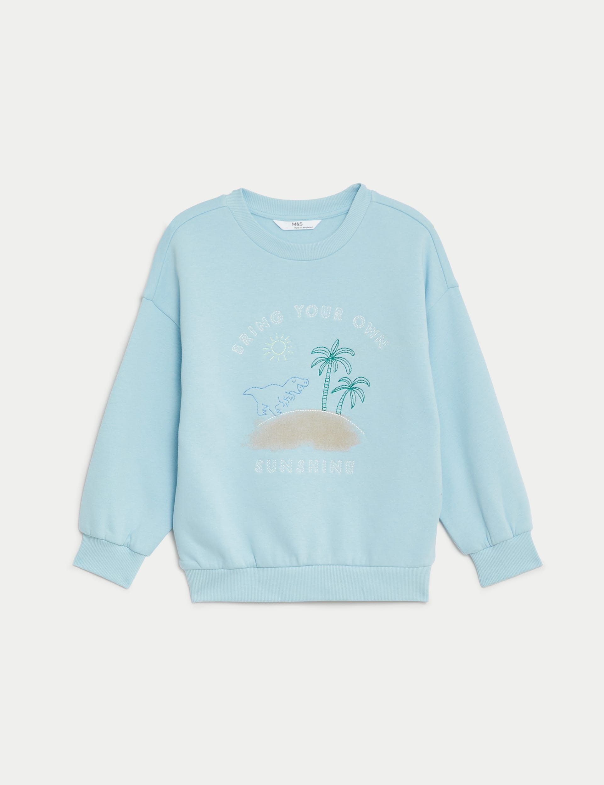 Cotton Rich Dinosaur Sweatshirt (3-8 Yrs)