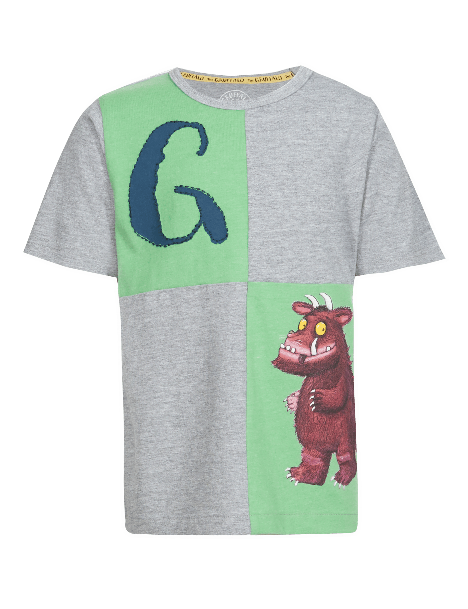 Cotton Rich Colour Block Gruffalo T-Shirt (1-7 Years) Image 2 of 3
