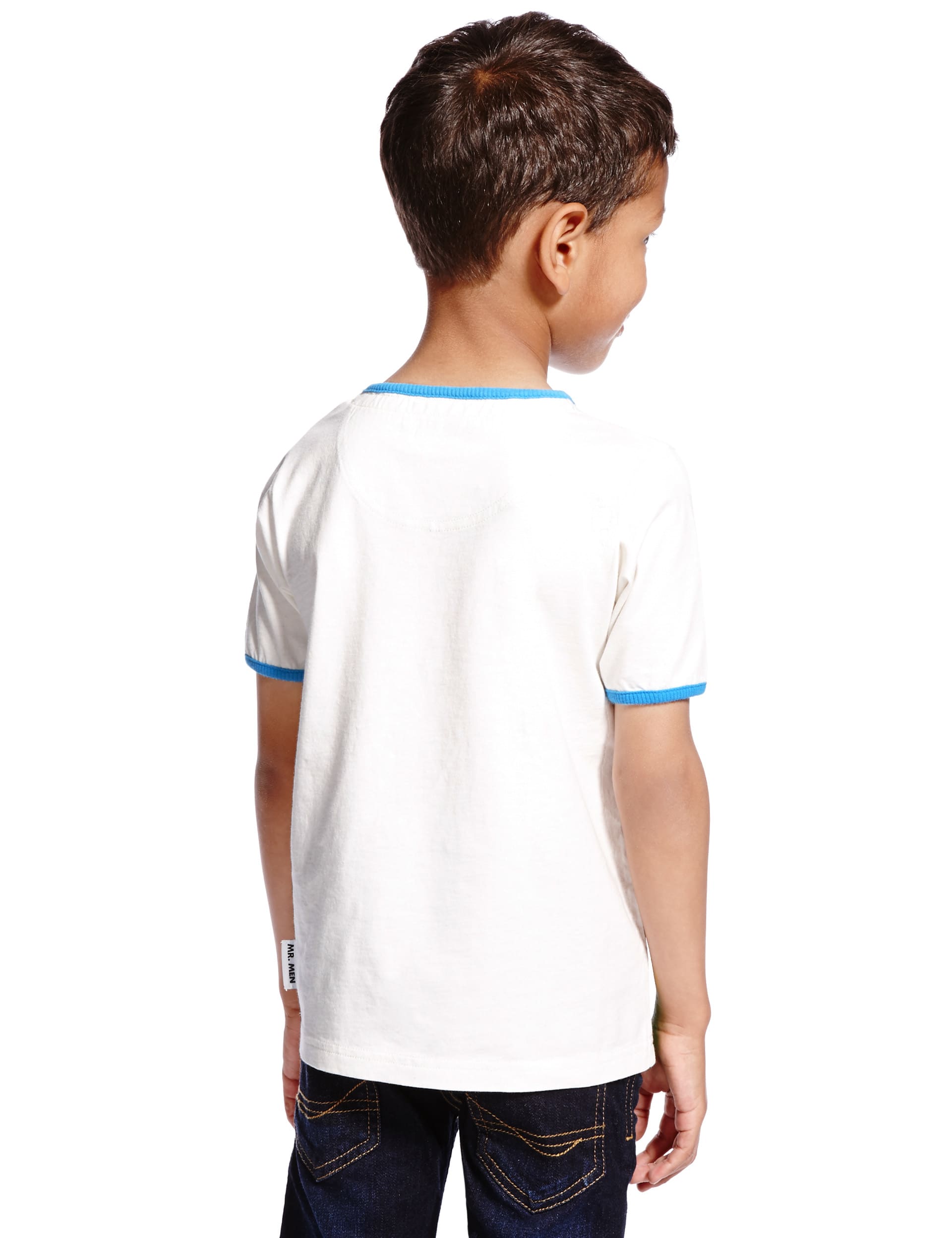 Pure Cotton Mr. Happy™ T-Shirt (1-7 Years) Image 2 of 3