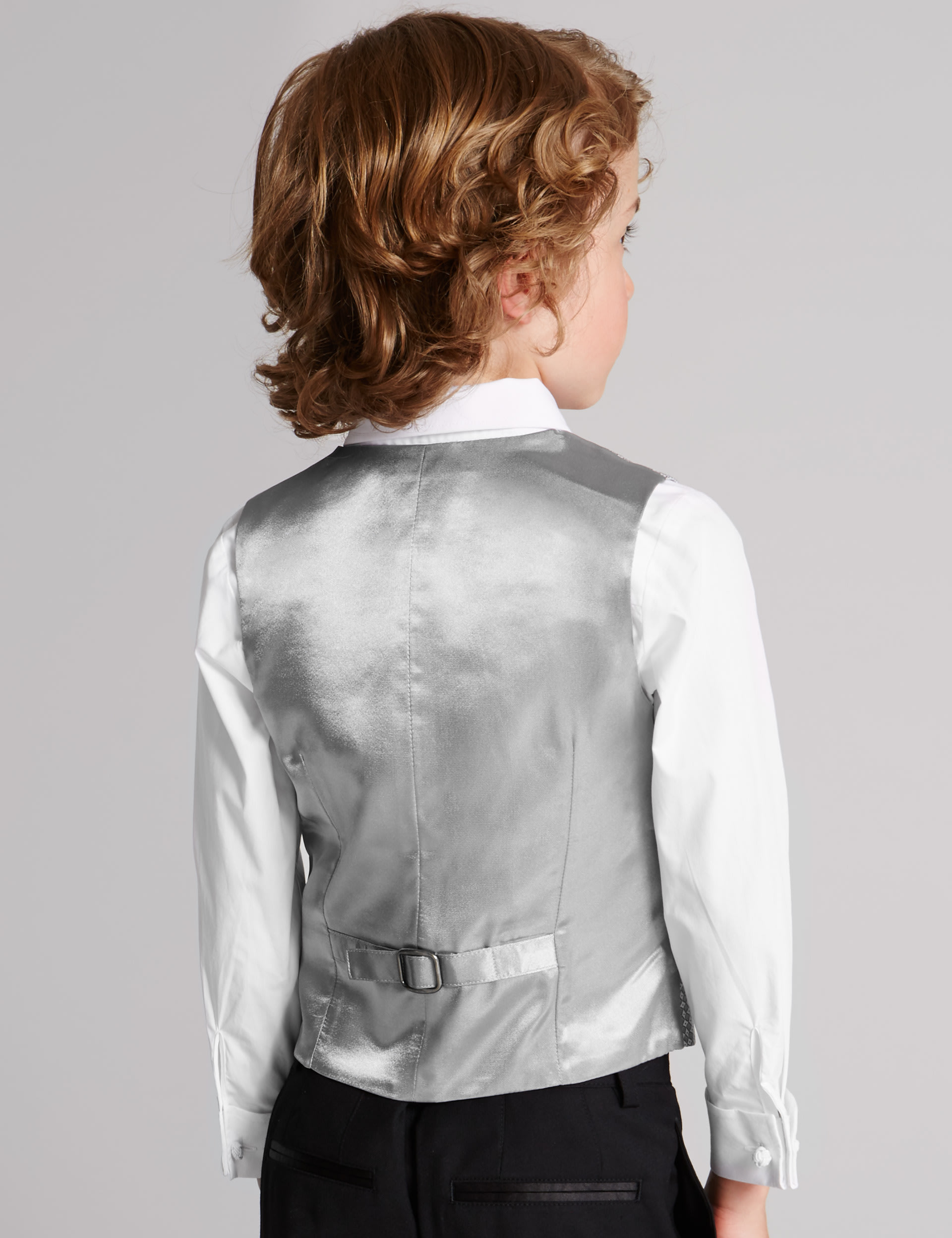 3 Piece Waistcoat & Shirt with Cravat Outfit (1-10 Years) Image 2 of 5