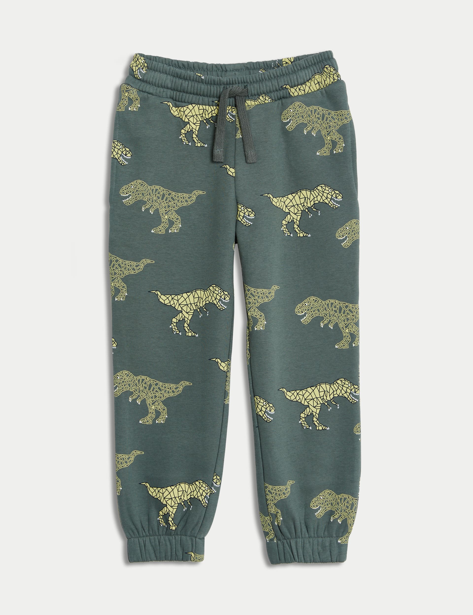 Cotton Rich Dinosaur Joggers (2-8 Yrs)