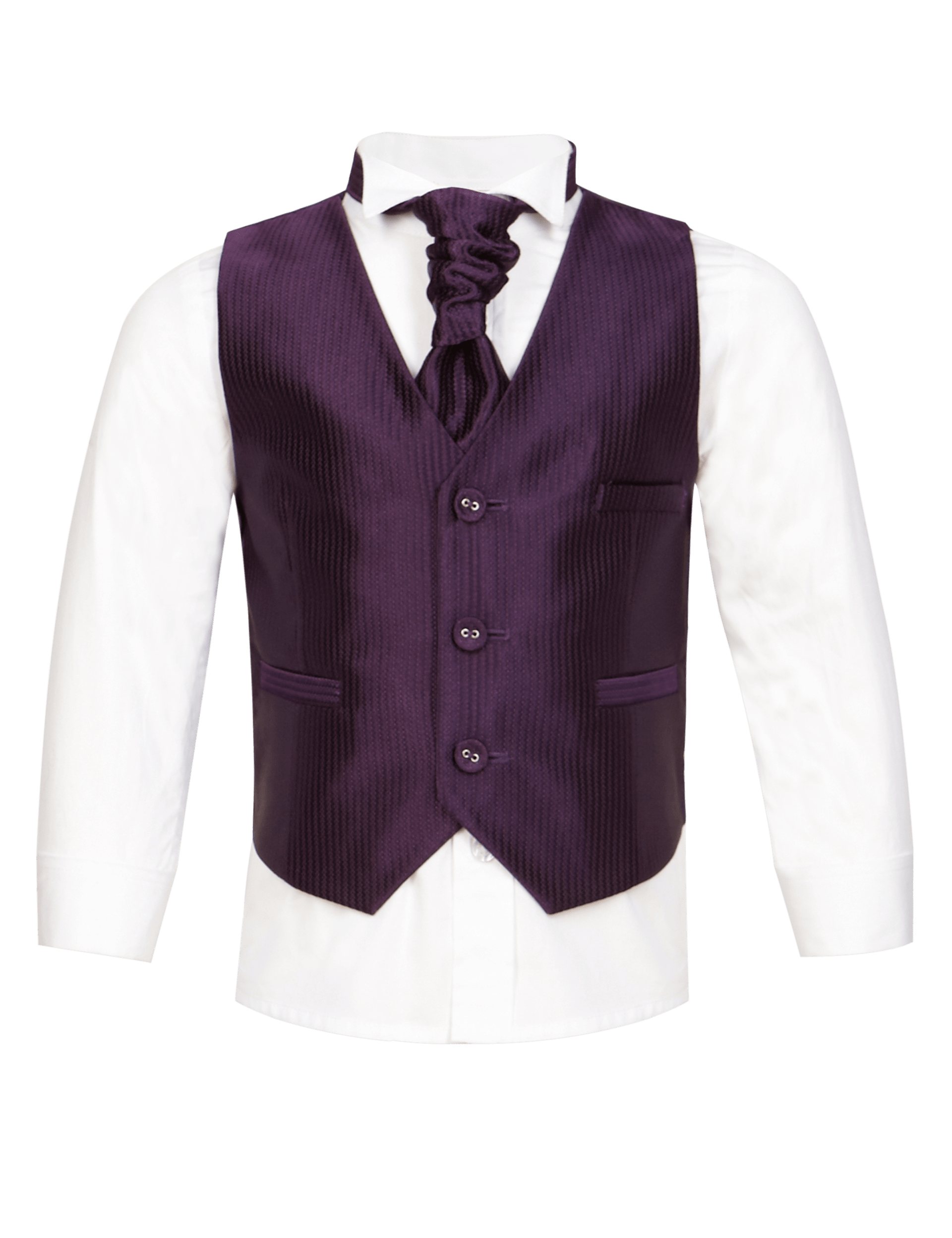 3 Piece Waistcoat, Shirt & Cravat Outfit (1-10 Years) Image 2 of 3