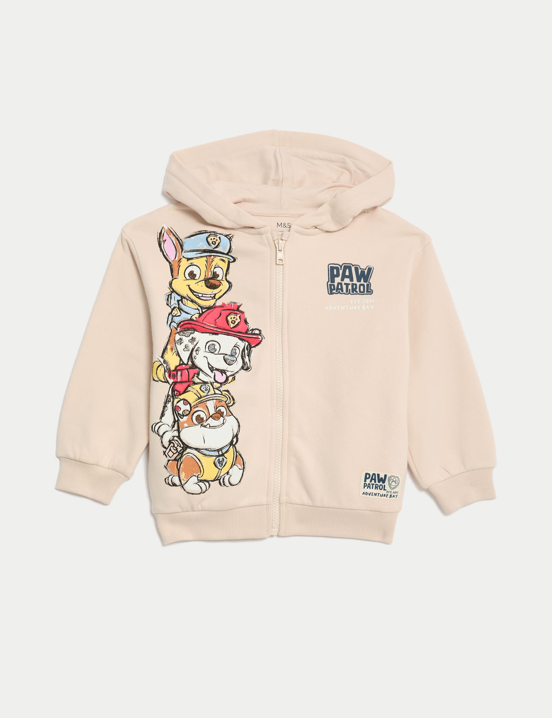 Cotton Rich PAW Patrol™ Zip Through Hoodie (2-8 Yrs)