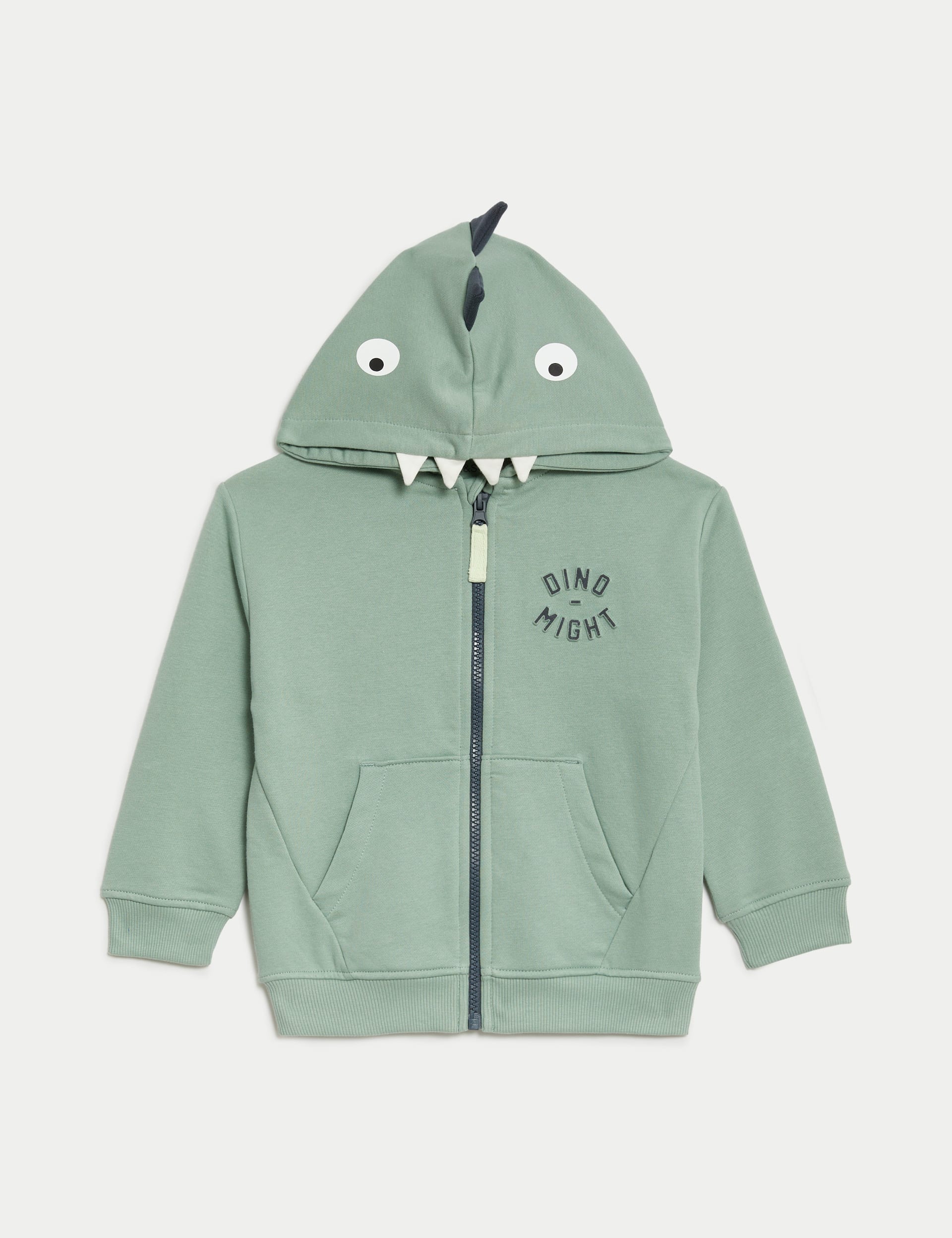 Cotton Rich Monster Hoodie (2-8 Yrs)