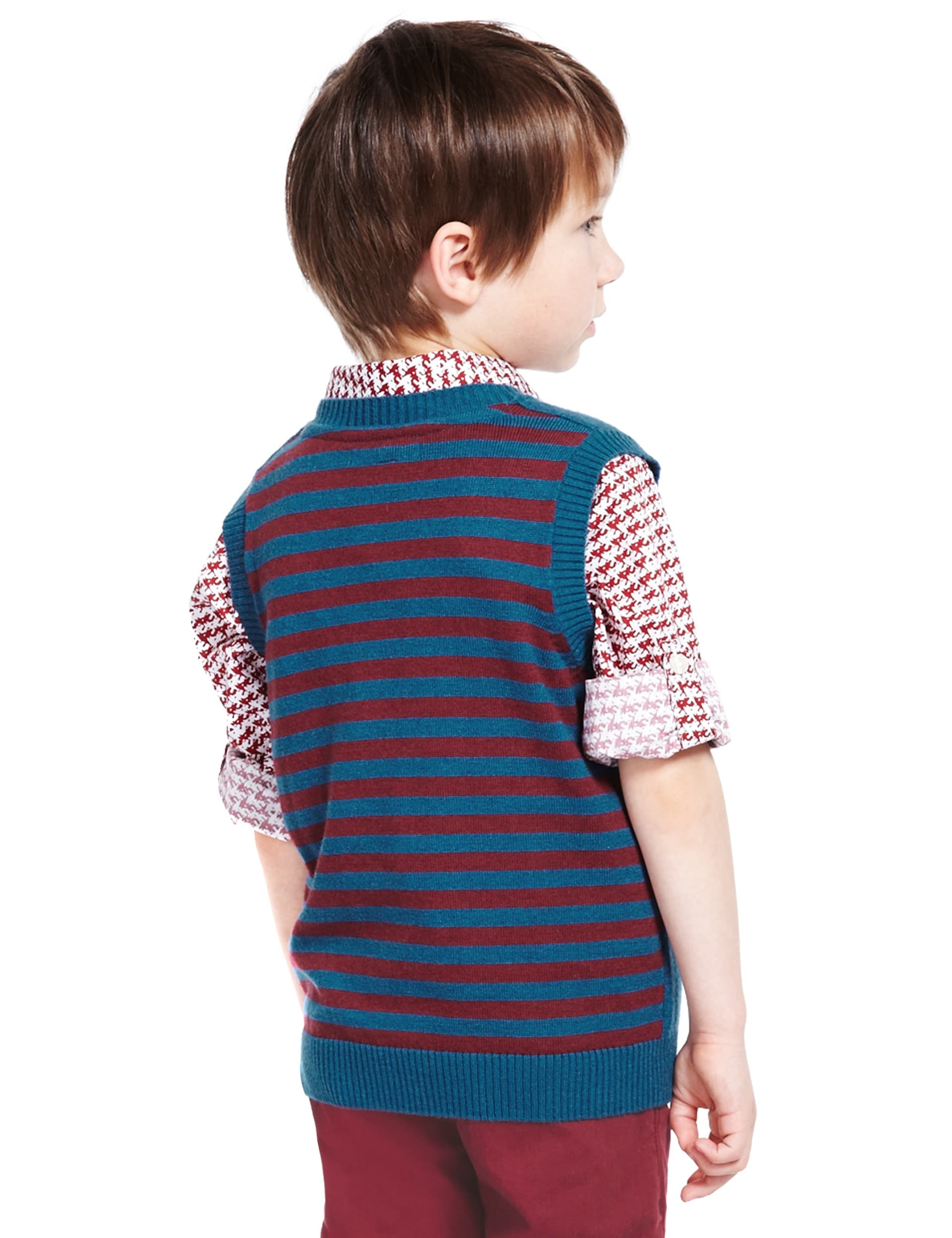 Argyle Tank Top with Wool (1-7 Years) Image 2 of 3