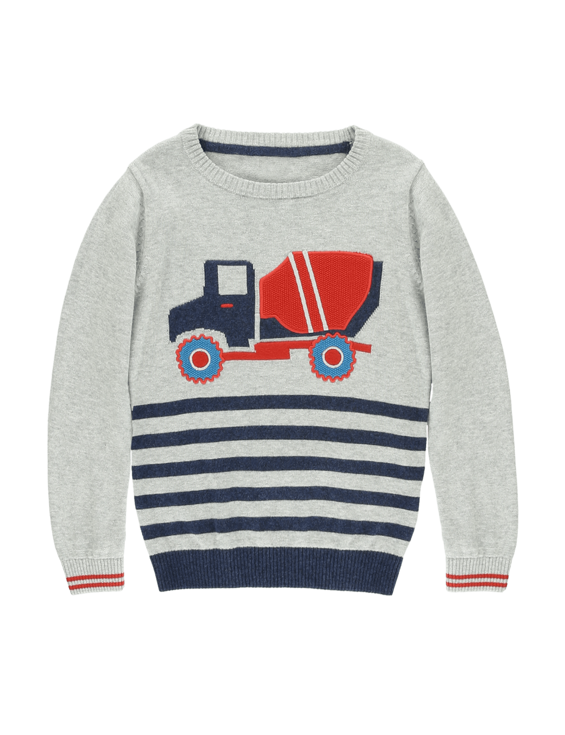 Pure Cotton Truck Jumper (1-7 Years) Image 2 of 6