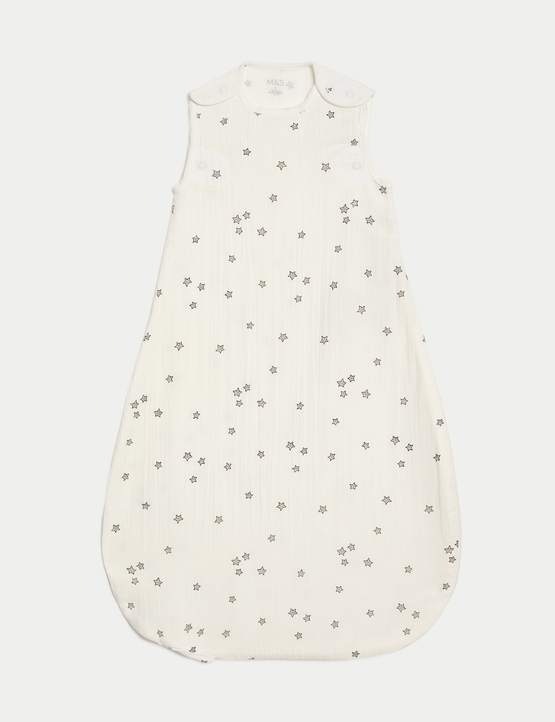 Pure Cotton Star Print 0.5 Tog Sleeping Bag (0-3 Yrs)