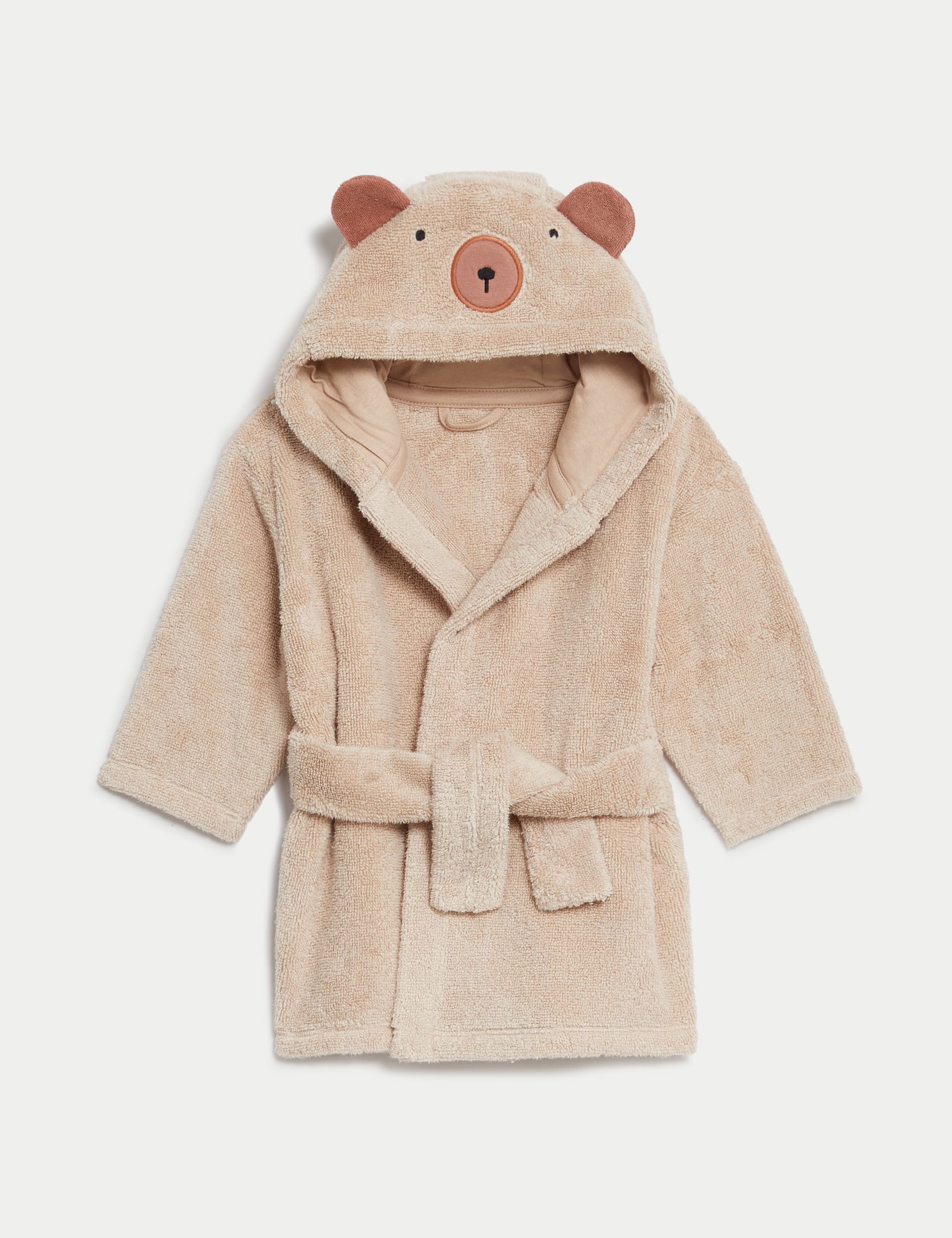 Pure Cotton Bear Bathrobe (7lbs3 Yrs) M&S Collection M&S