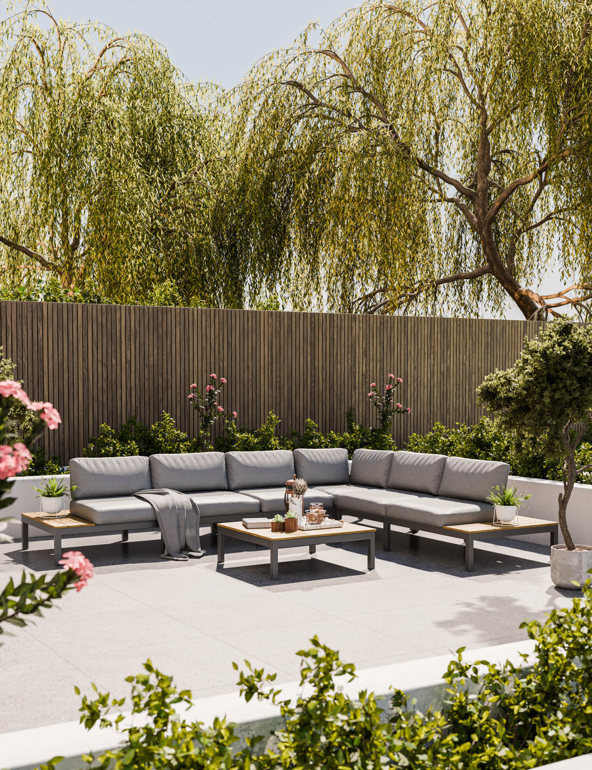 Photo inspiration: Contemporary High Rise Outdoor Sofas With Storage Reference: Garden Sofas Royalcraft