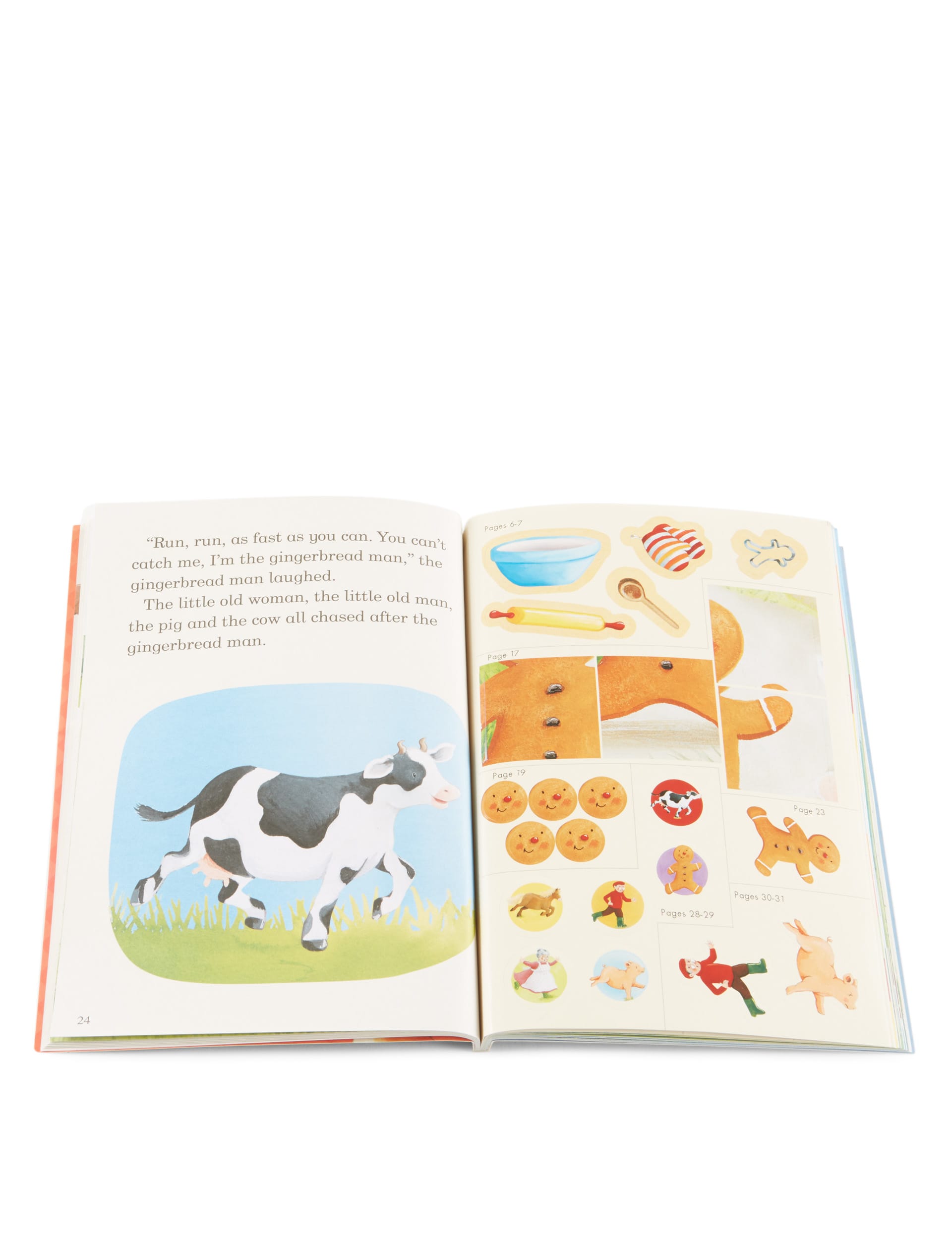 First Readers The Gingerbread Man Sticker Activity Book Image 2 of 3