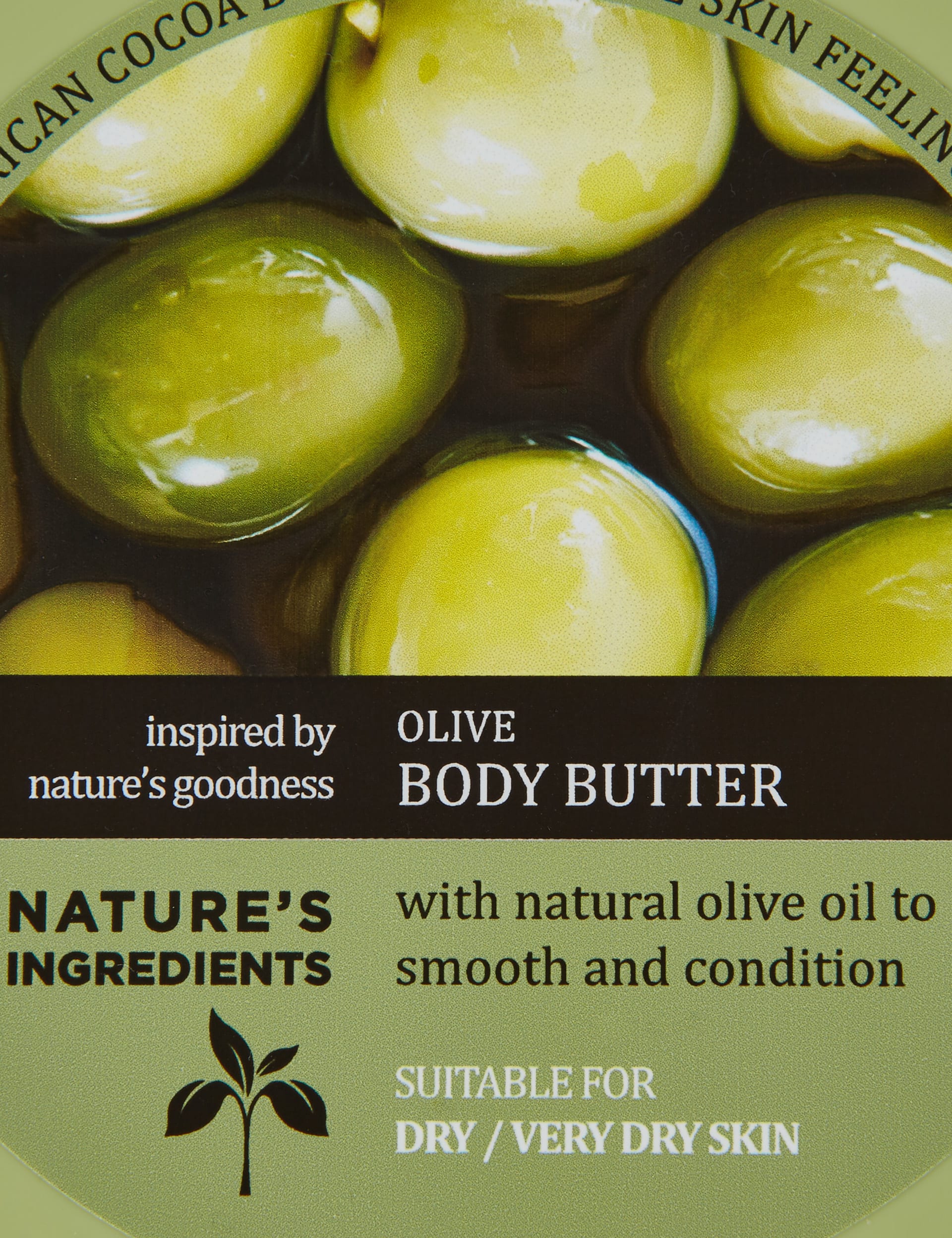Olive Body Butter 200ml Image 1 of 2