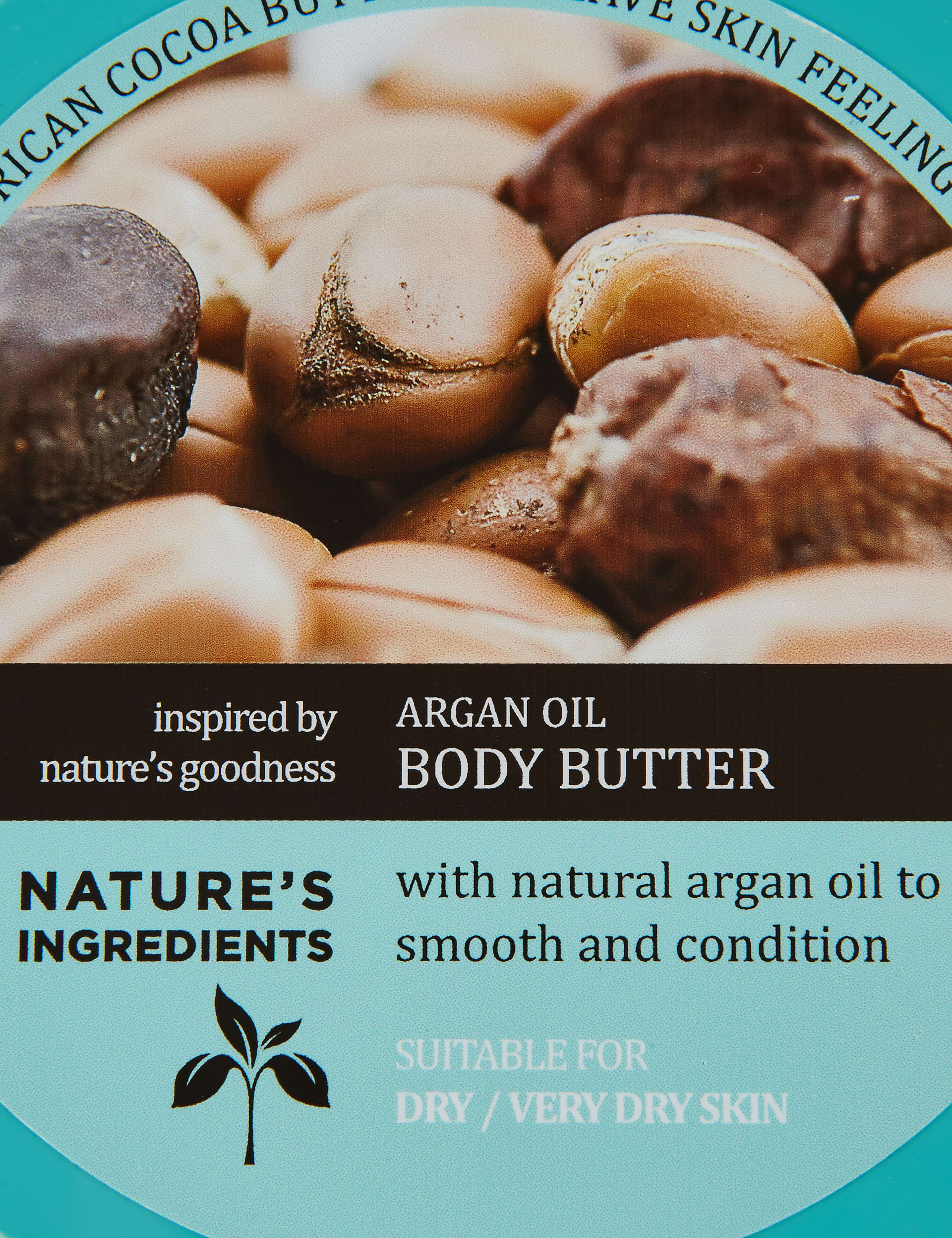 Argan Oil Body Butter 200ml Image 1 of 2